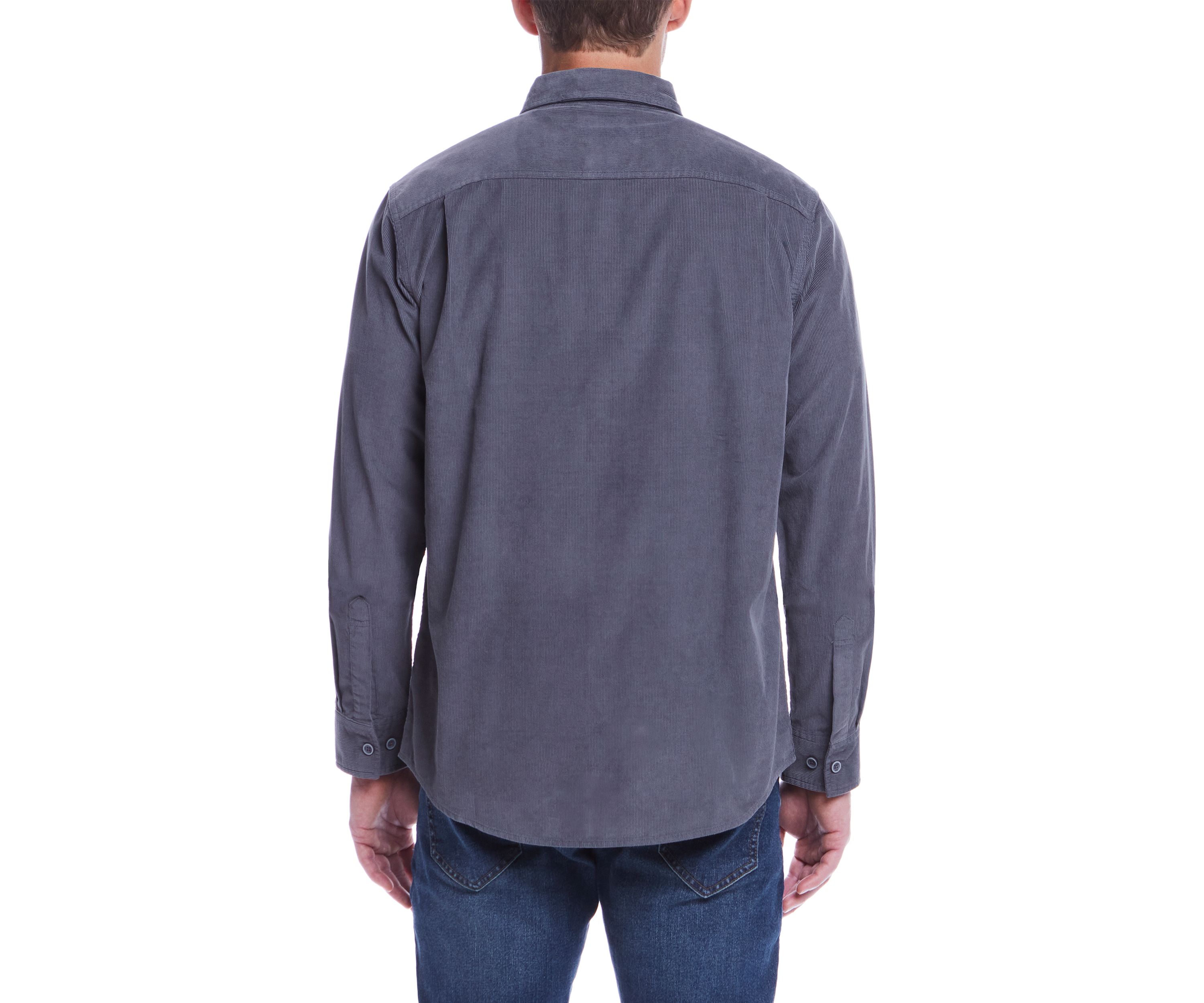 Mens Classic Fit Thin Wale Corduroy Shirt
