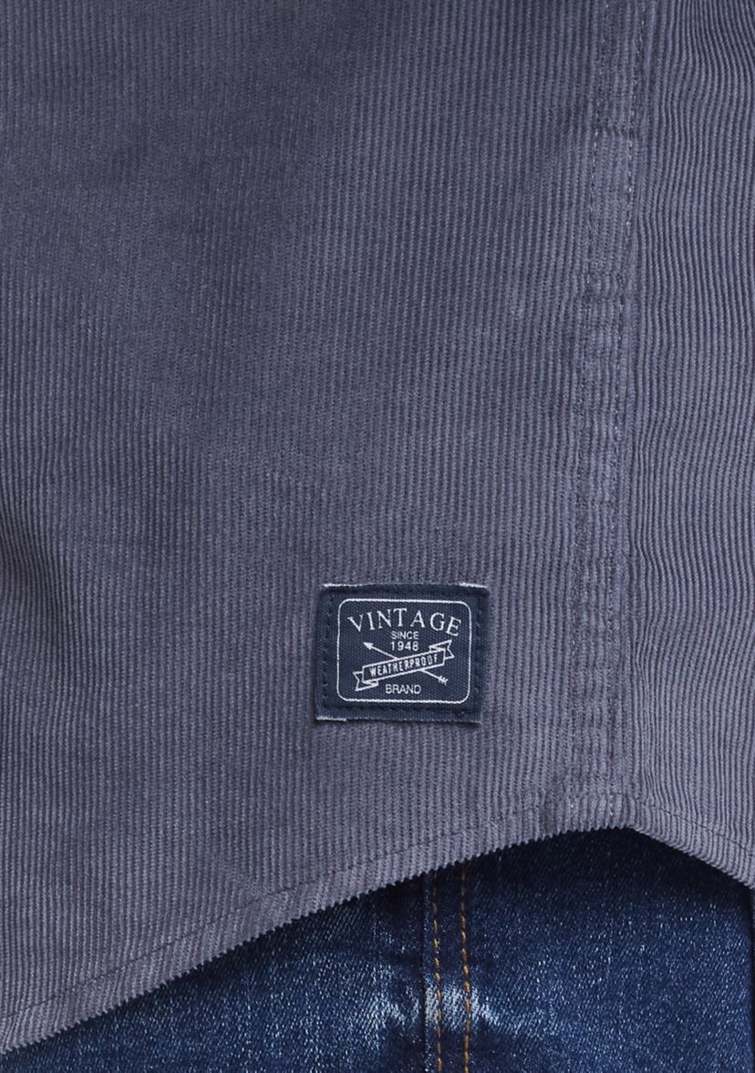 Mens Classic Fit Thin Wale Corduroy Shirt