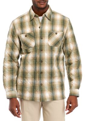 Weatherproof Vintage Men's Quilted Shirt Jacket