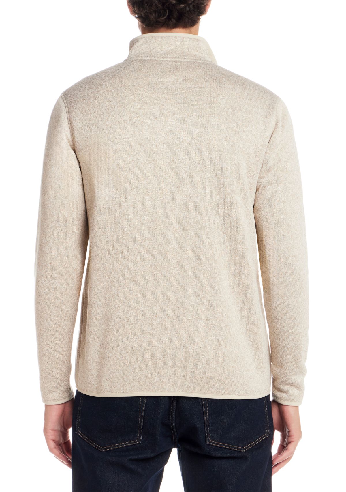 Men’s Sherpa Lined Quarter Zip Sweater Fleece
