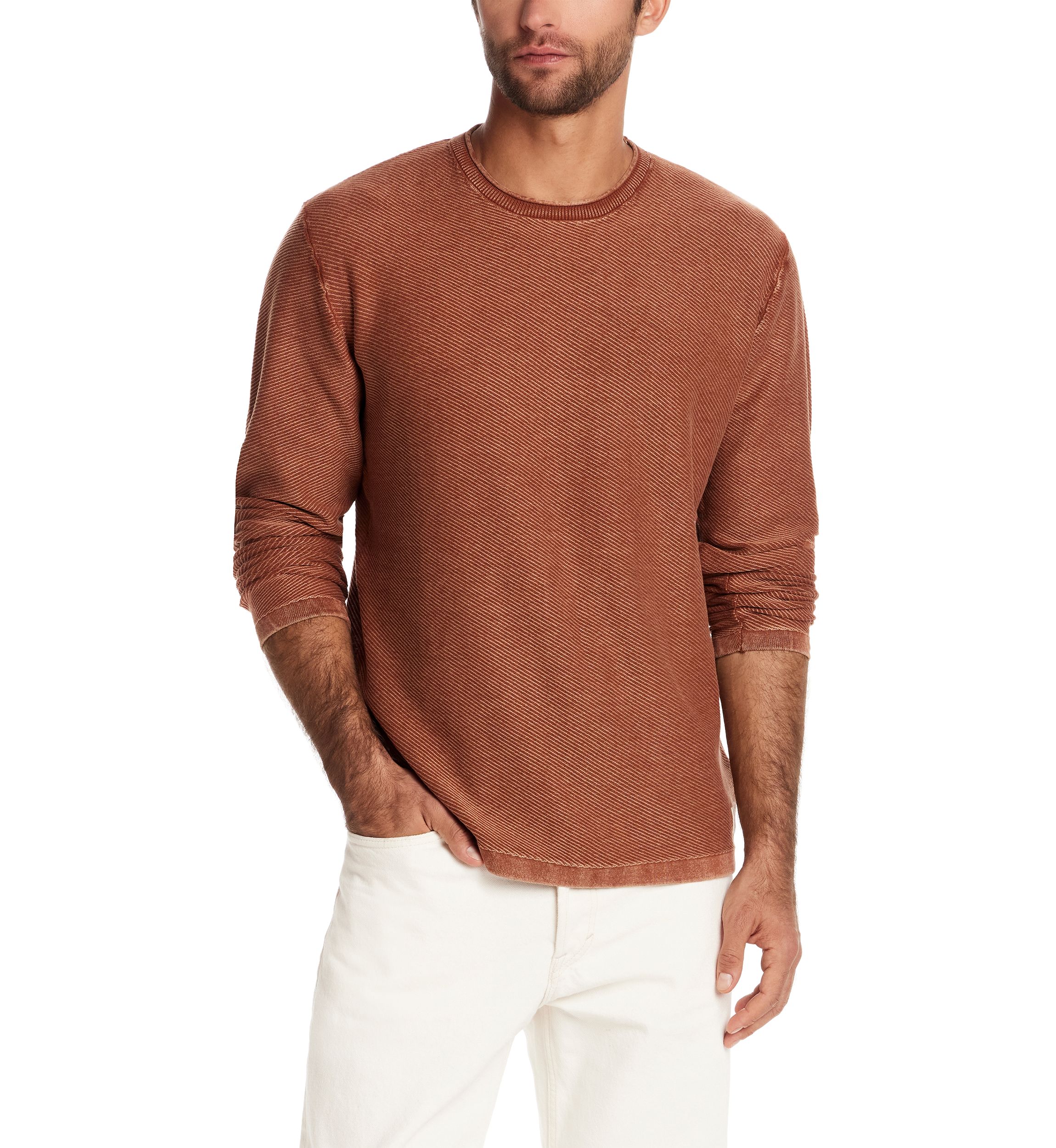 Mens Twill Stonewash Sweater