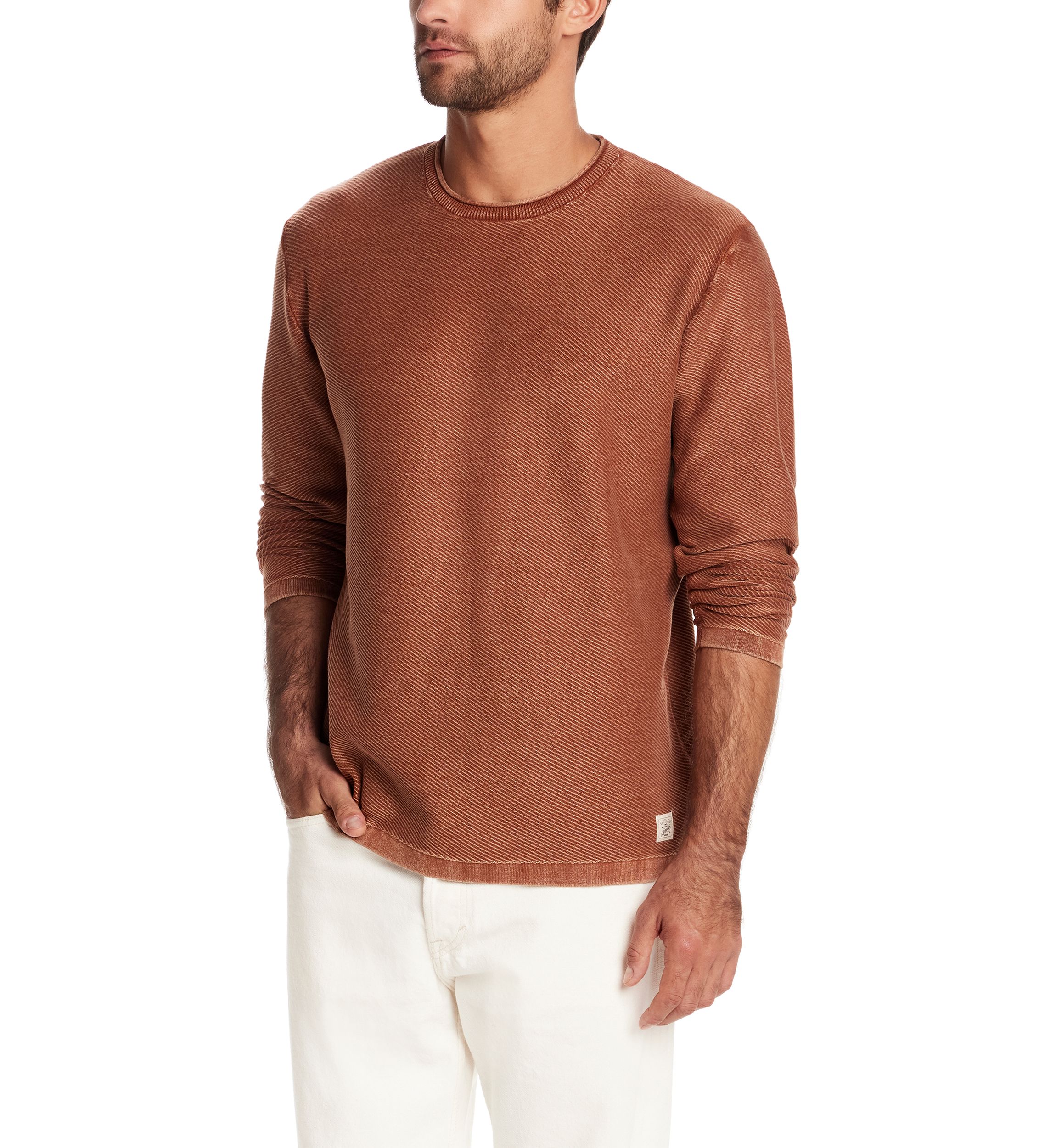 Mens Twill Stonewash Sweater