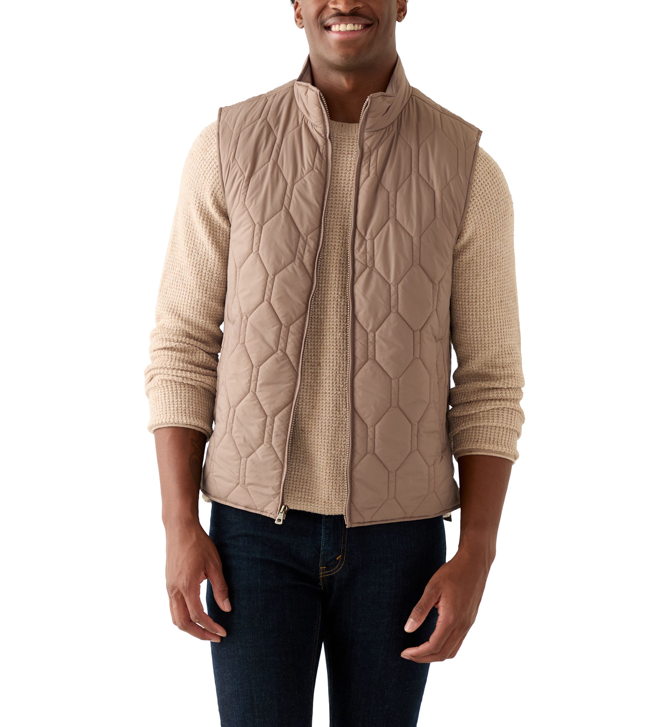 Mens Quilted Vest