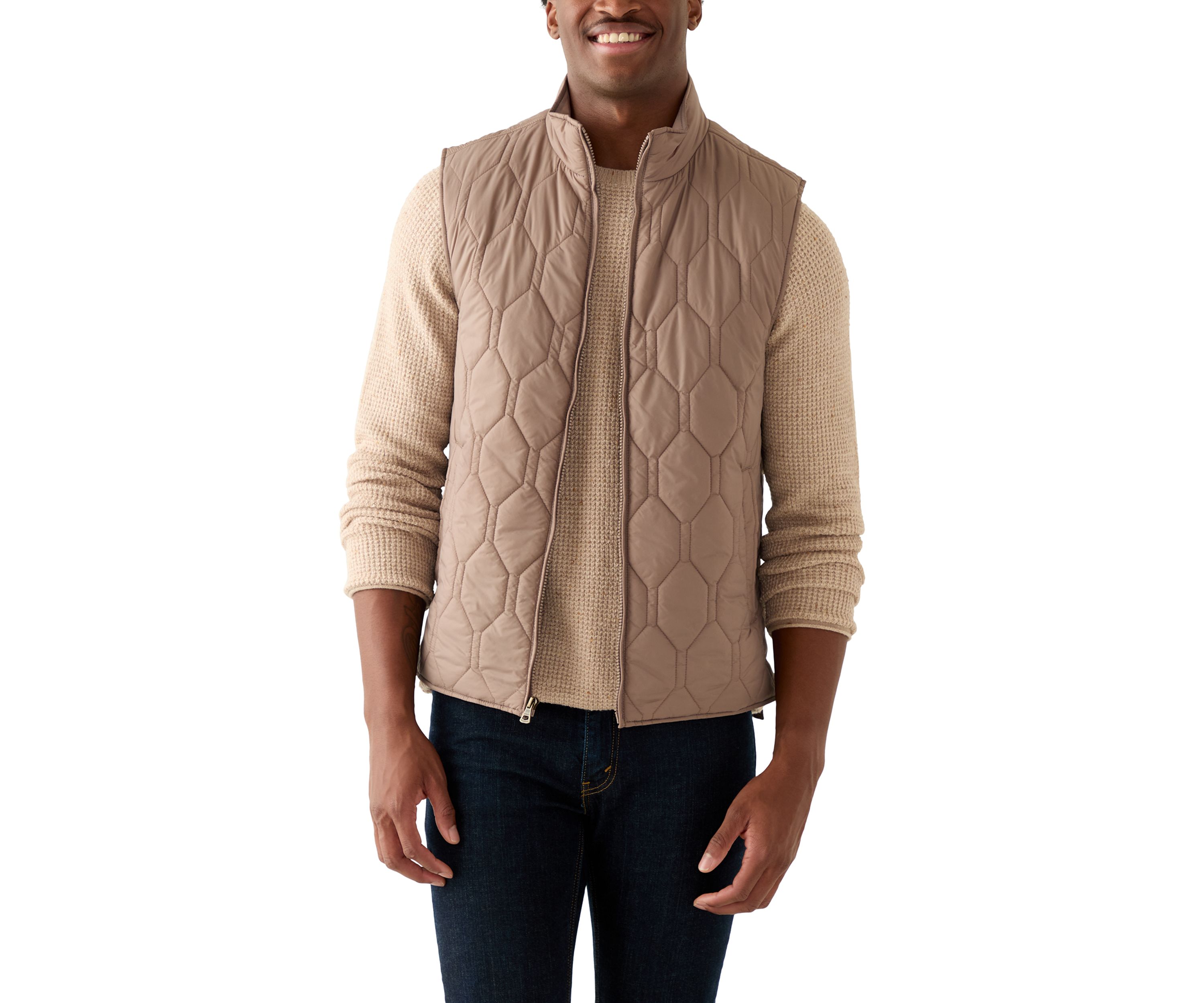 Mens Quilted Vest