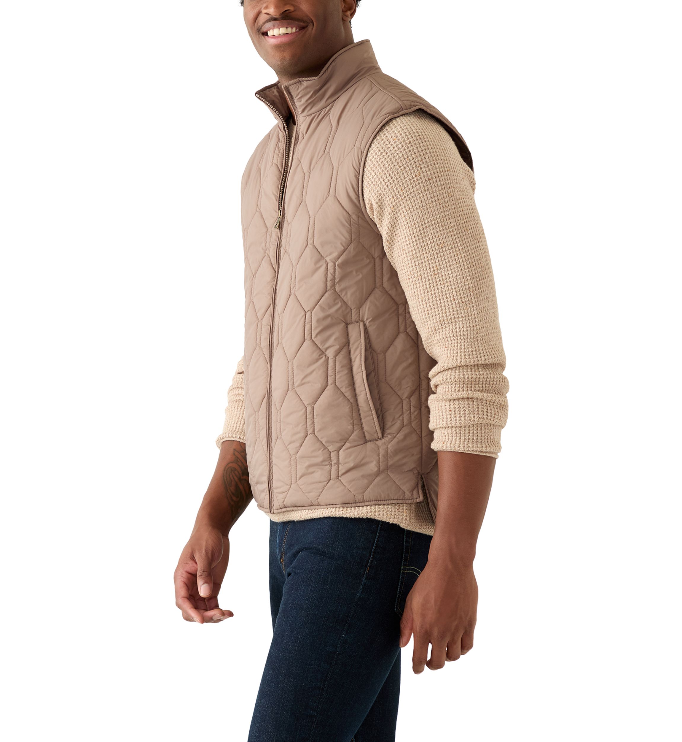 Mens Quilted Vest