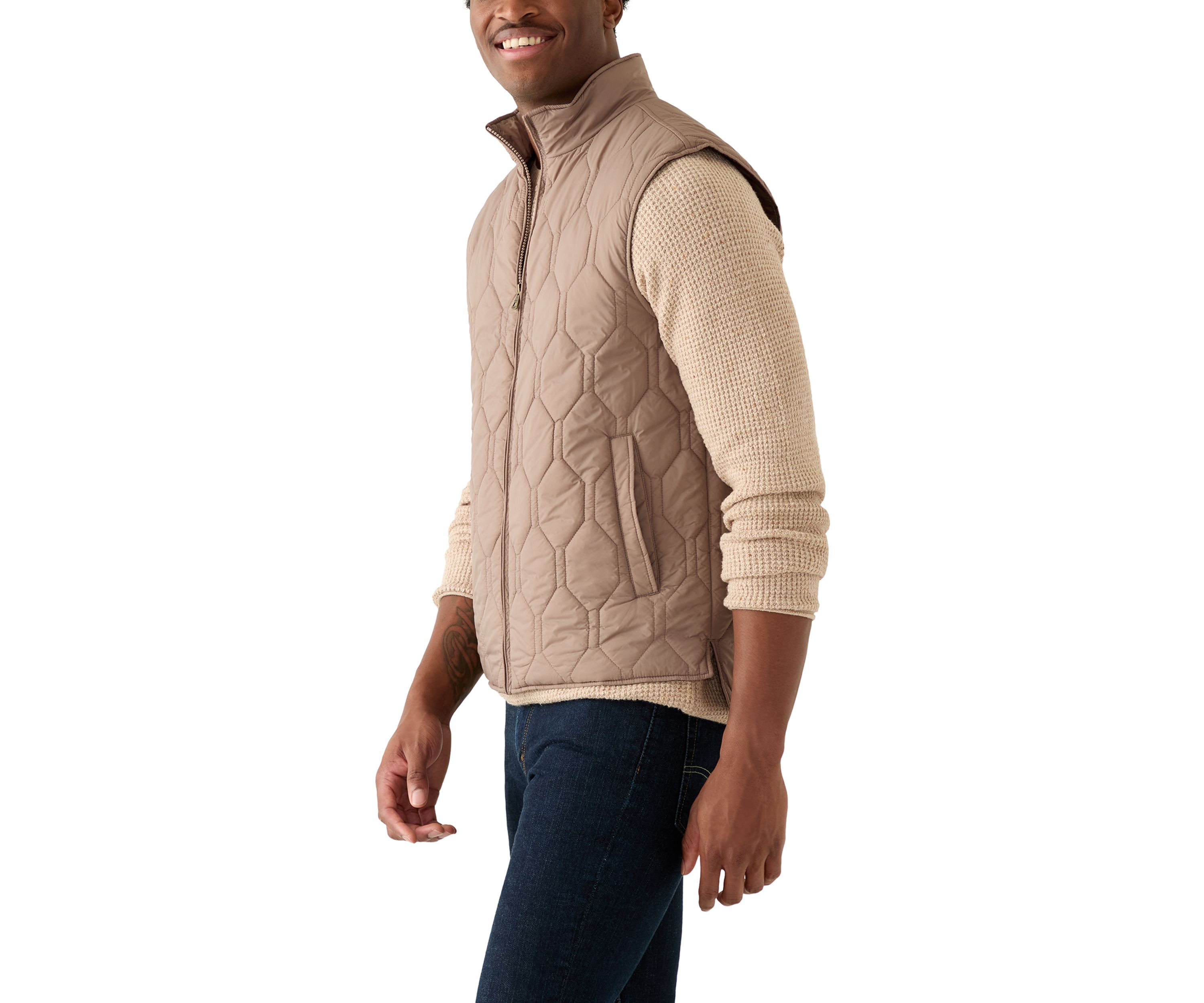 Mens Quilted Vest