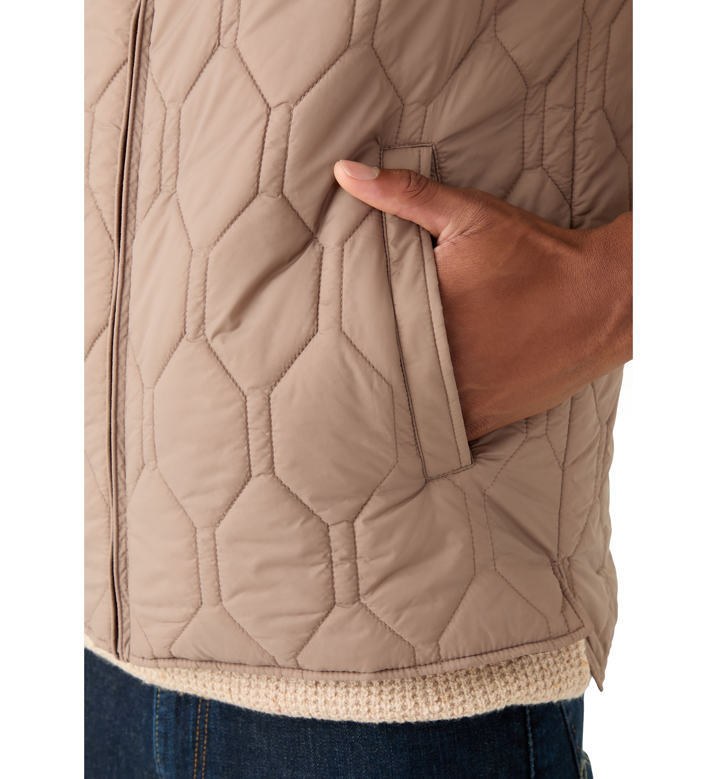 Mens Quilted Vest