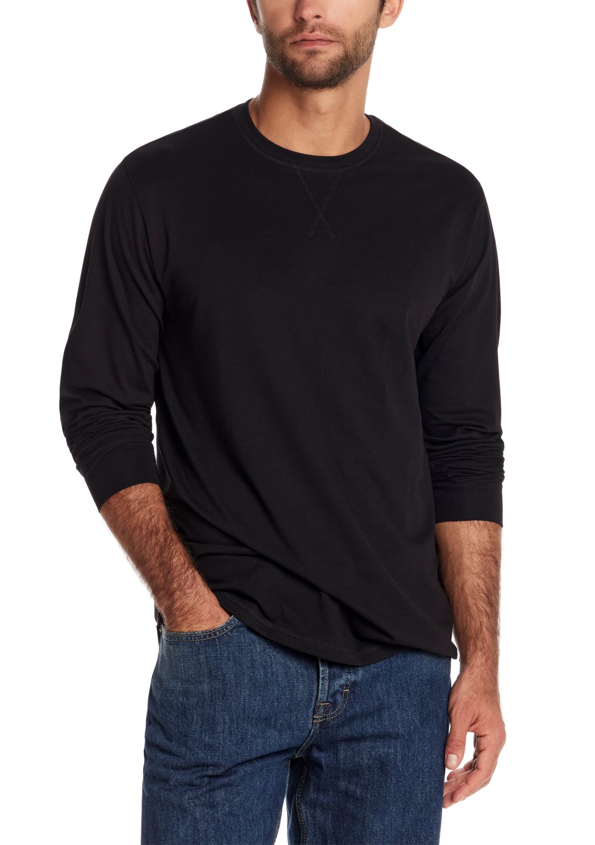 Mens Brushed Jersey Crew Neck T-Shirt