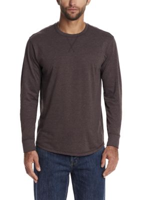 Weatherproof Vintage Men's Brushed Jersey Crew Neck T-Shirt, XL