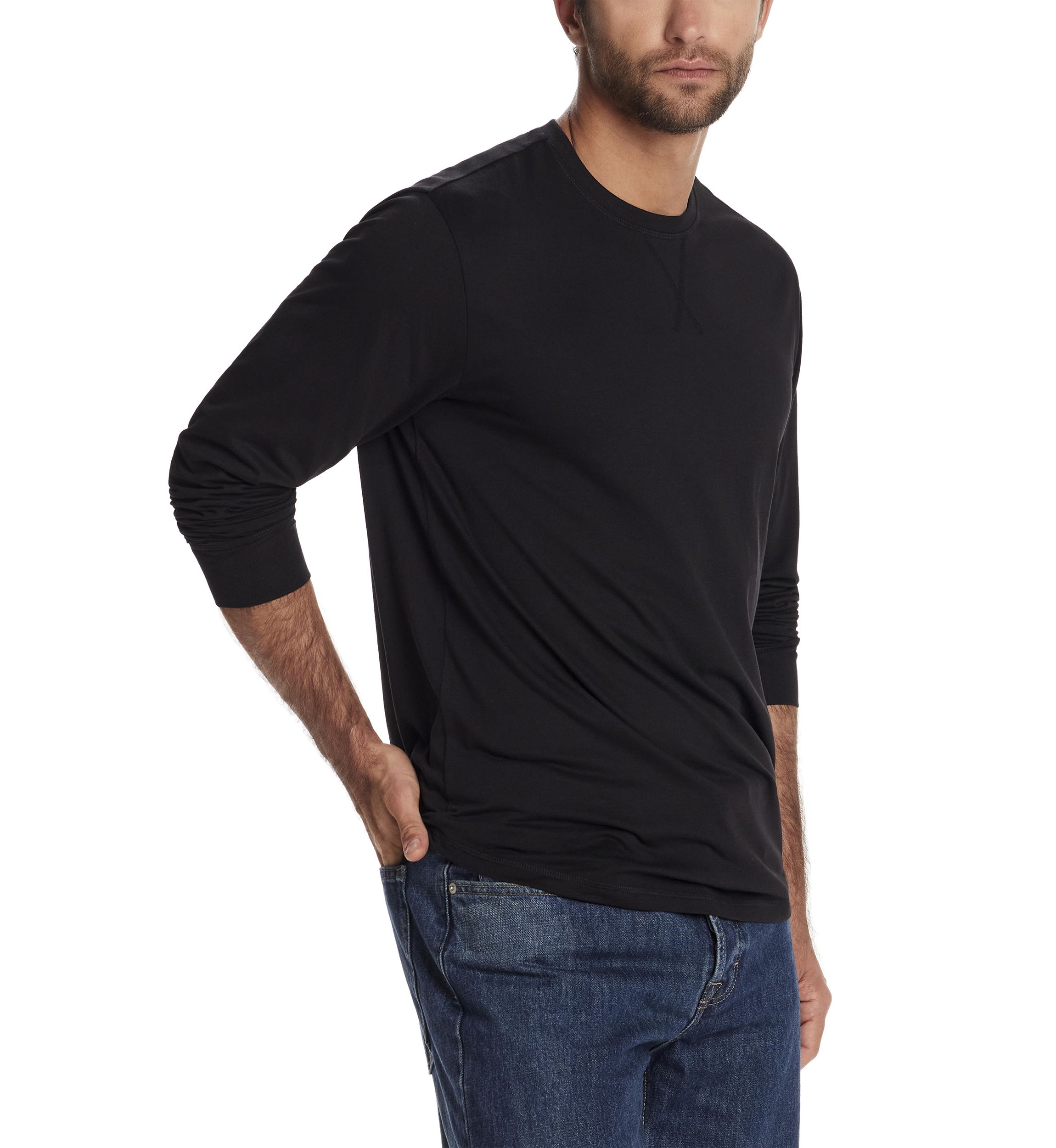Mens Brushed Jersey Crew Neck T-Shirt