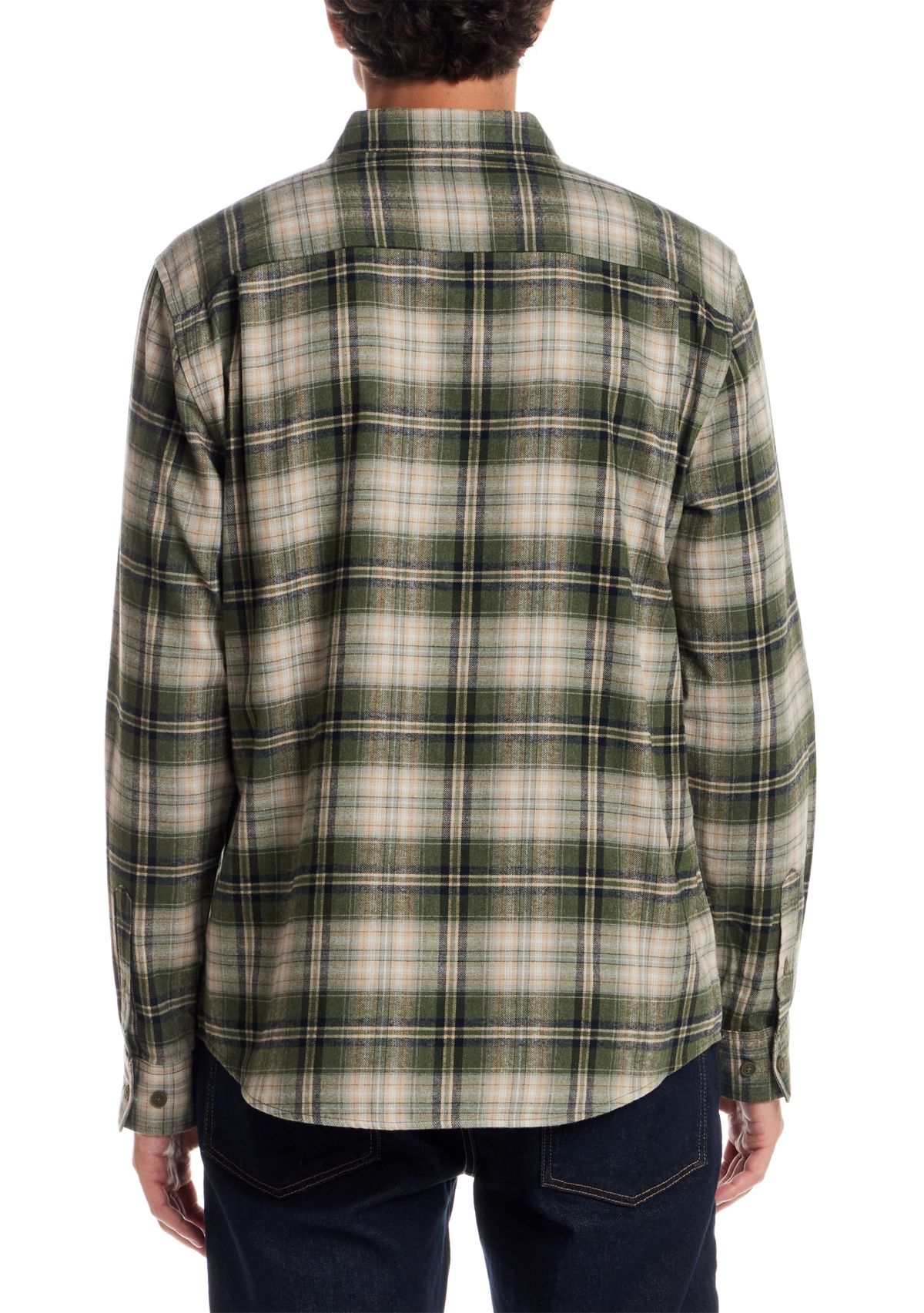 Mens Printed Flannel Shirt