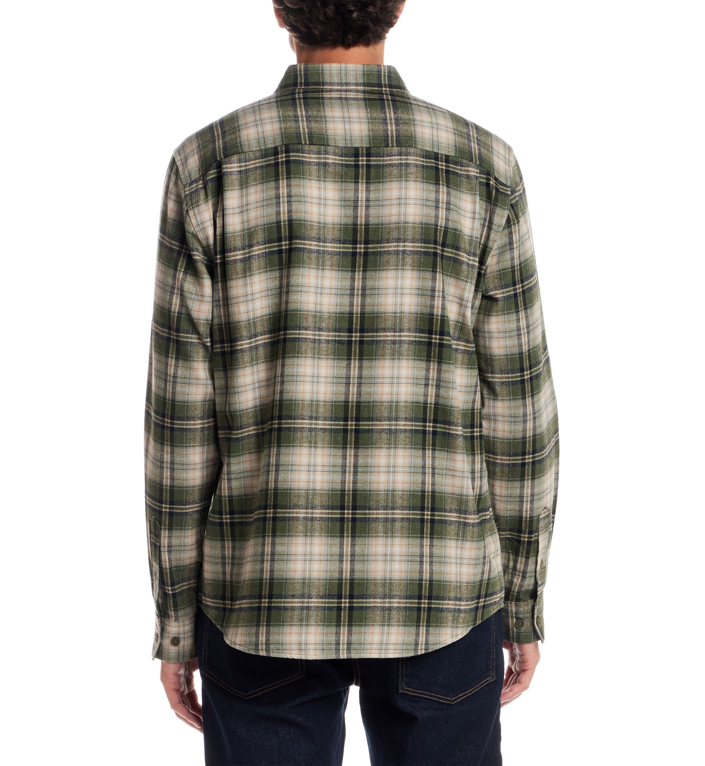 Mens Printed Flannel Shirt