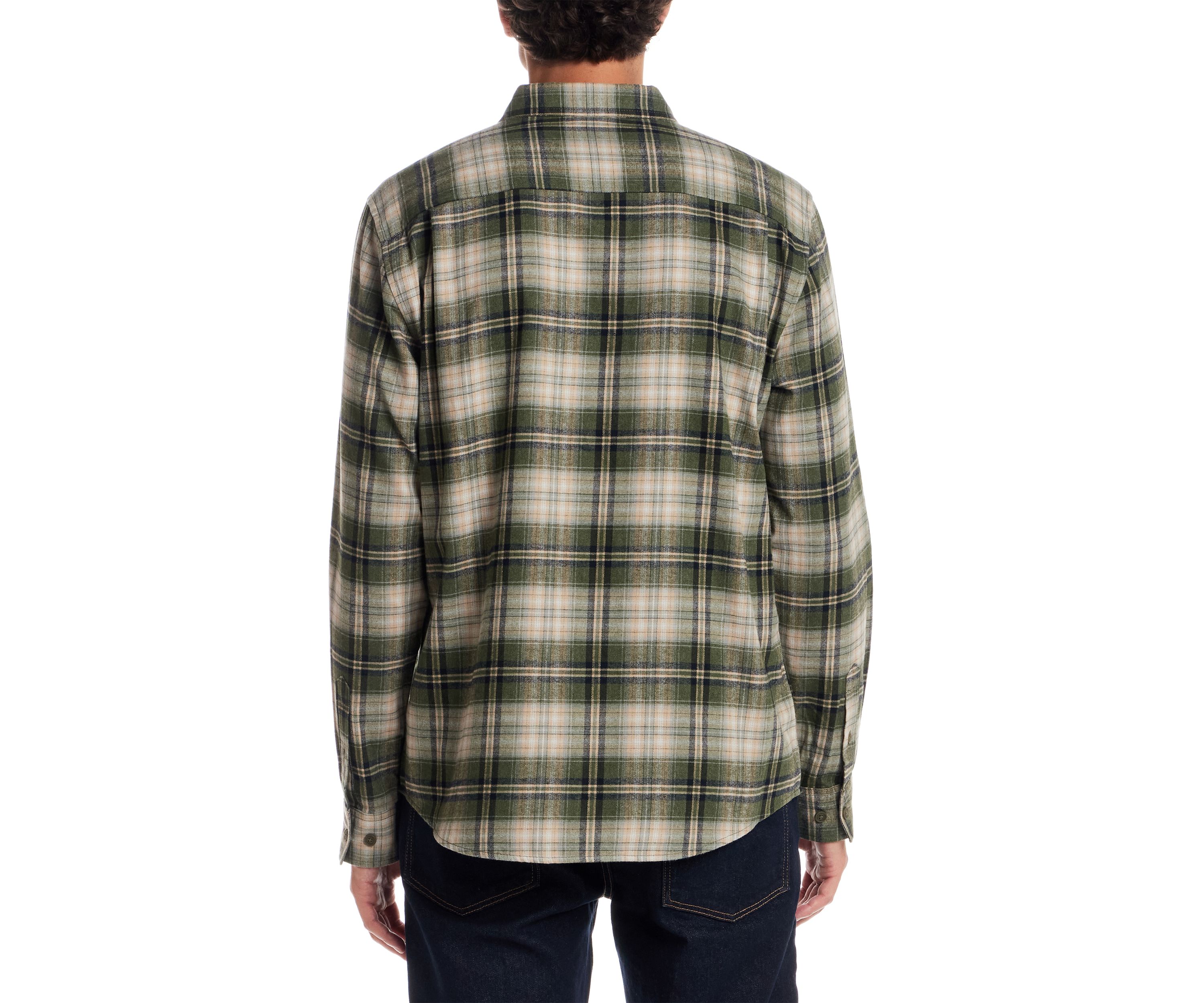 Mens Printed Flannel Shirt
