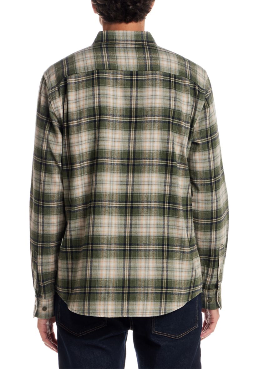 Mens Printed Flannel Shirt