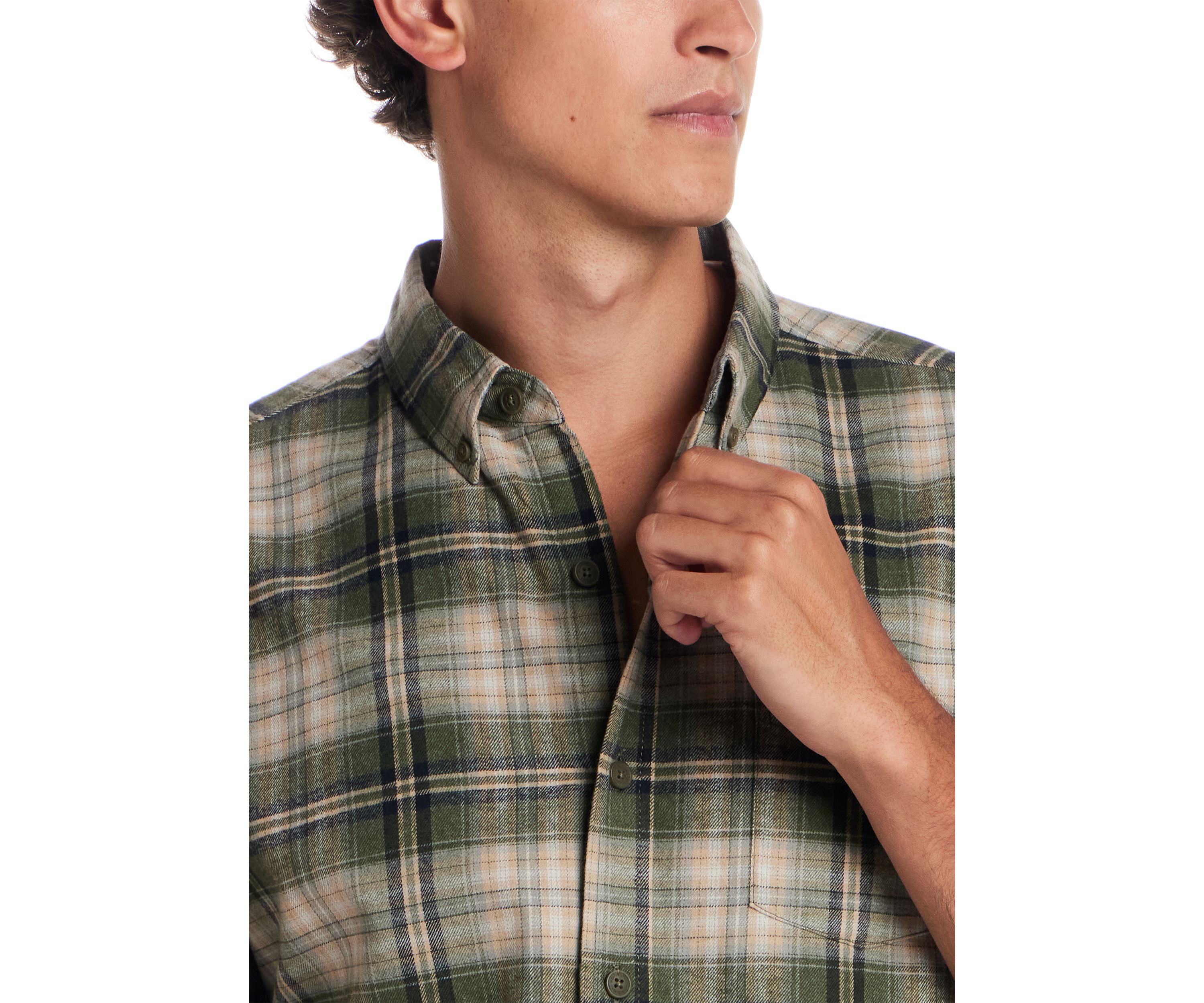 Mens Printed Flannel Shirt
