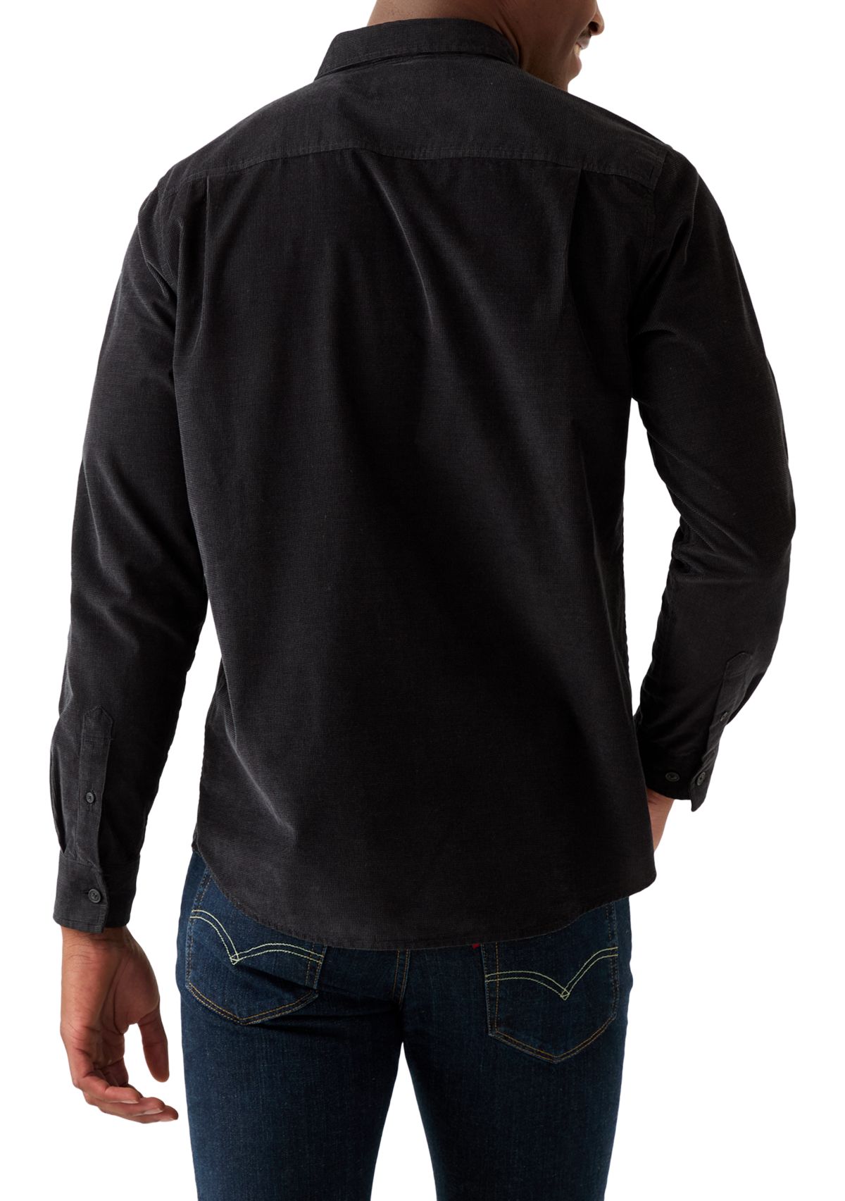 Mens Solid Corduroy Shirt