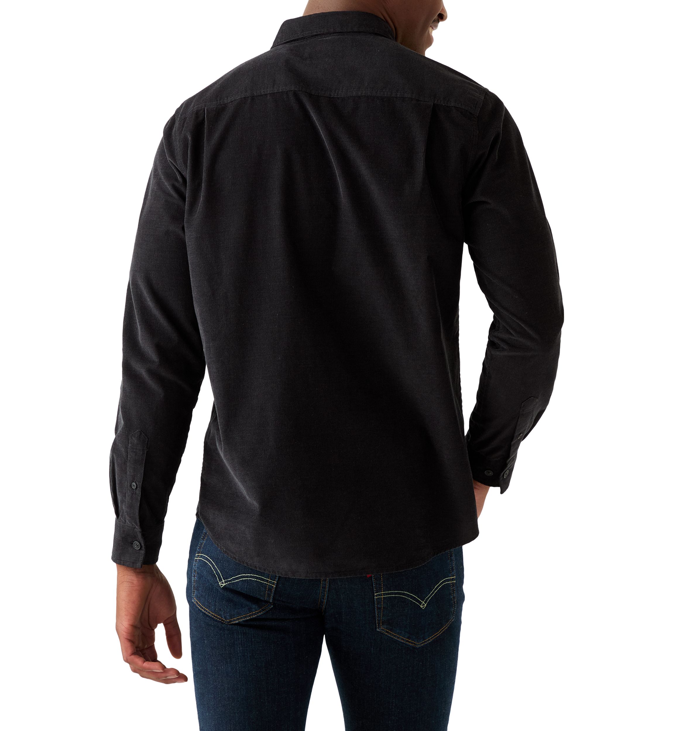 Mens Solid Corduroy Shirt