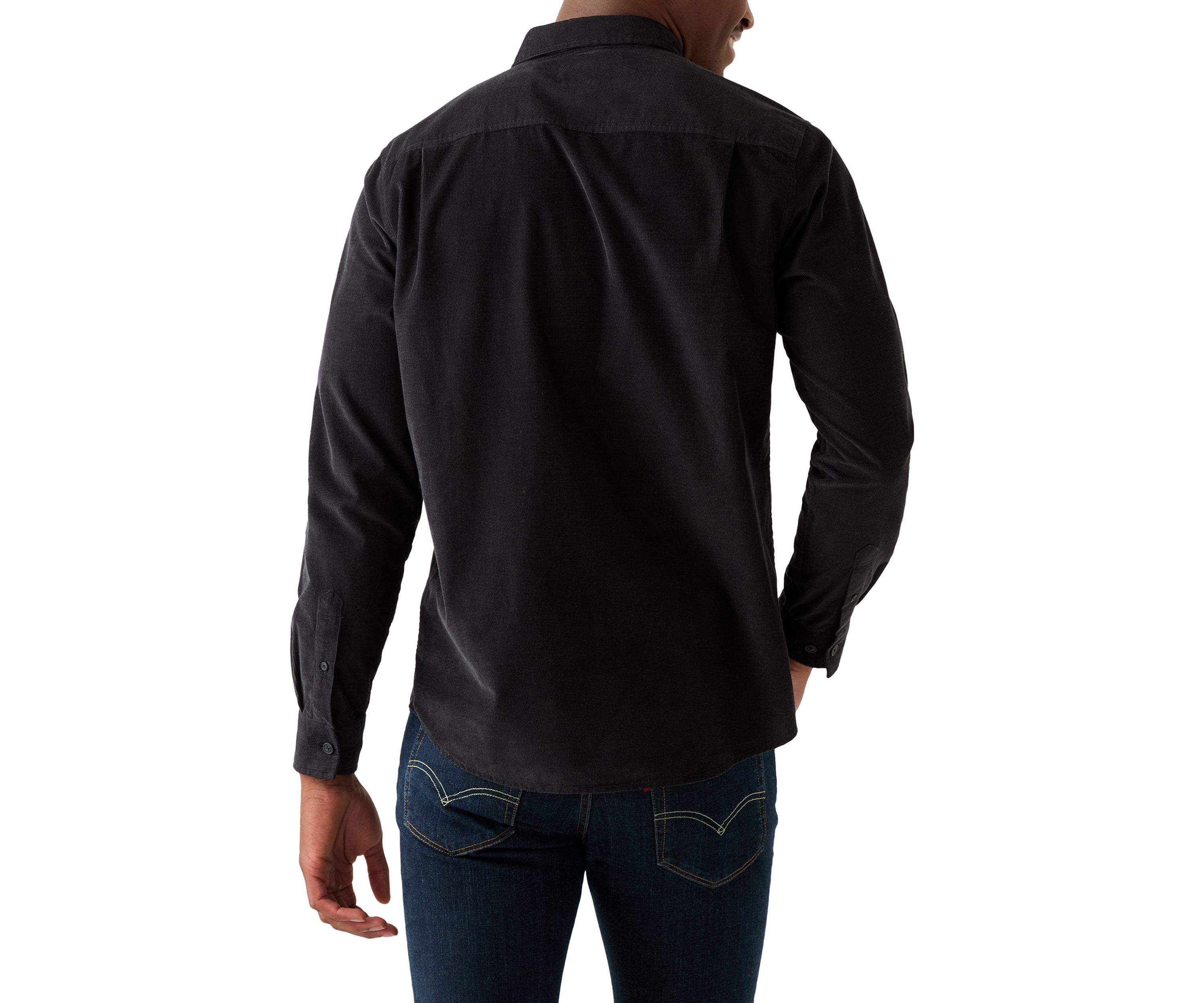 Mens Solid Corduroy Shirt