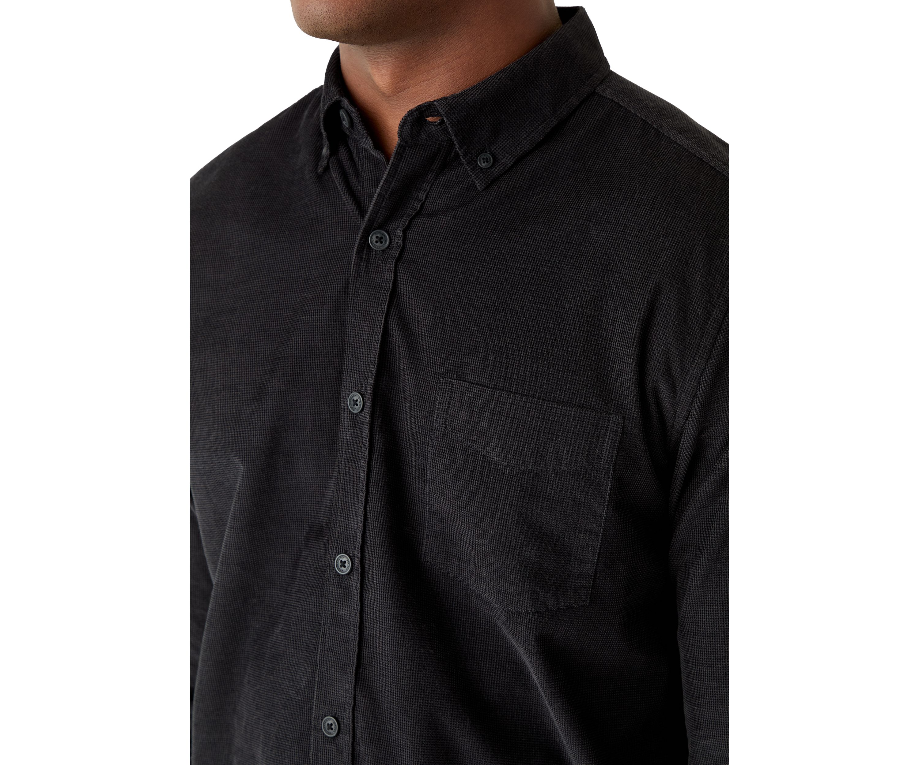 Mens Solid Corduroy Shirt