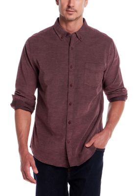 Weatherproof Vintage Men's Long Sleeve Corduroy Shirt
