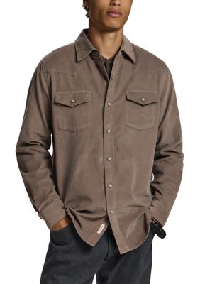 Weatherproof Vintage Men's Western Corduroy Shirt, 2XL Regular