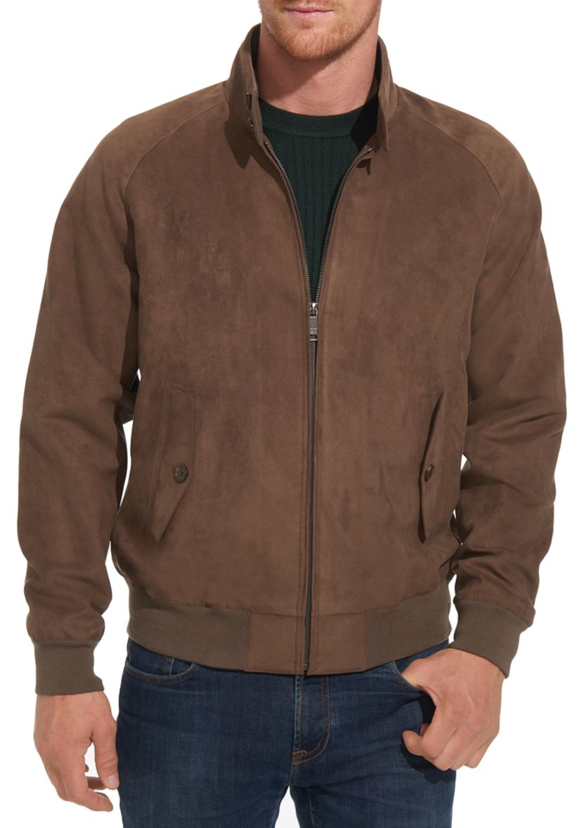 Mens  Microsuede Baracuta Jacket