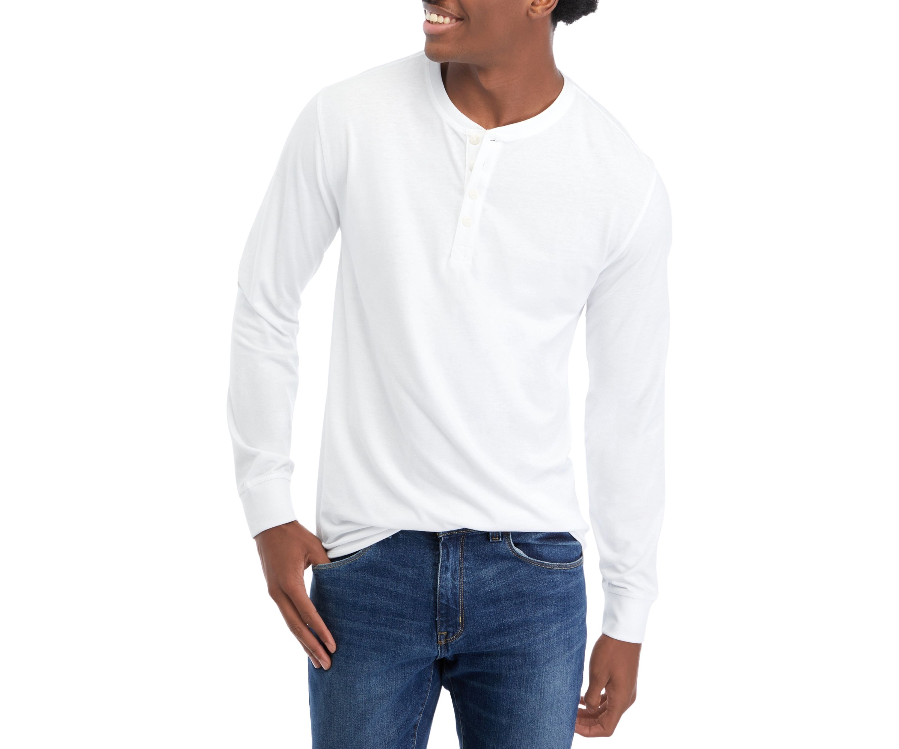 Long Sleeve Sueded Jersey T-Shirt 