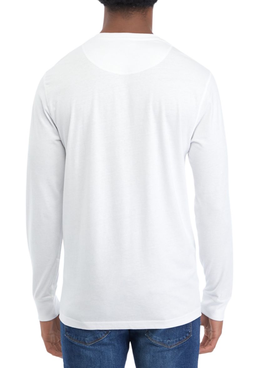Long Sleeve Sueded Jersey T-Shirt 