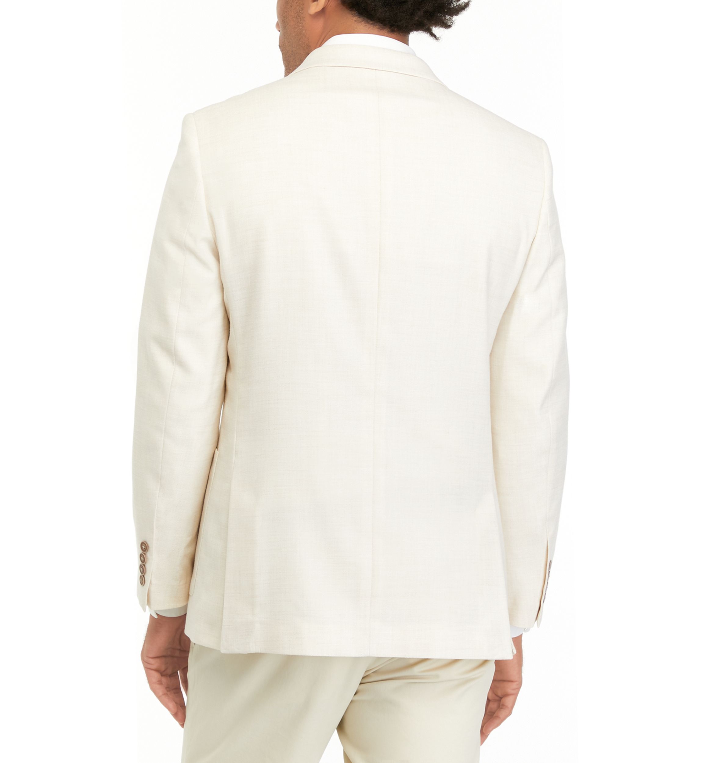 Mens Solid Textured Sport Coat