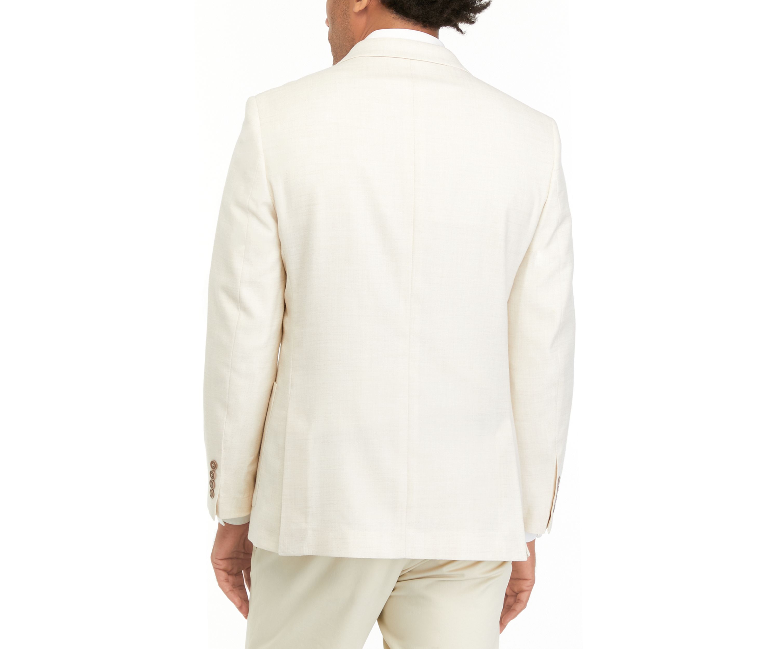Mens Solid Textured Sport Coat