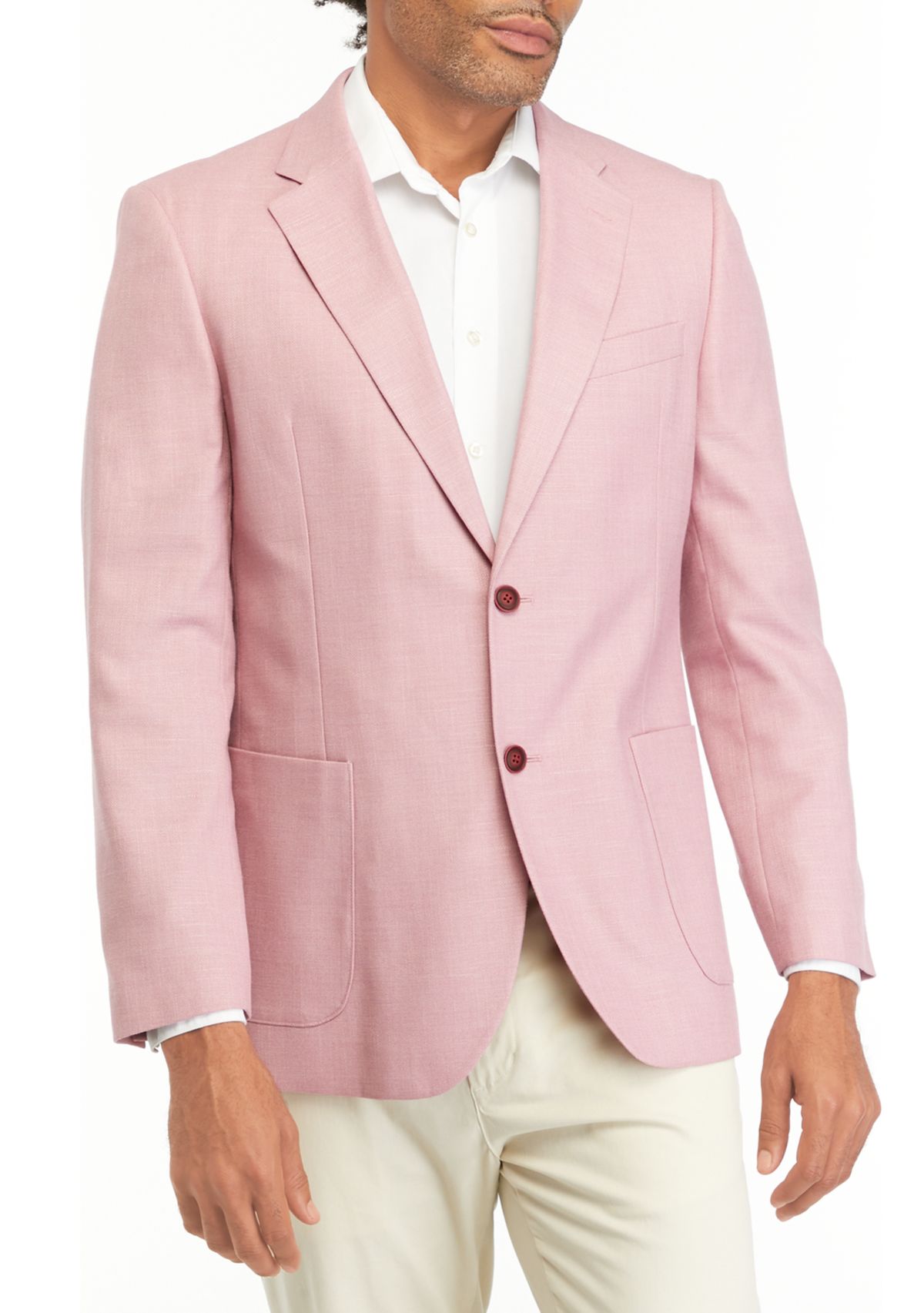 Textured Solid Sport Coat