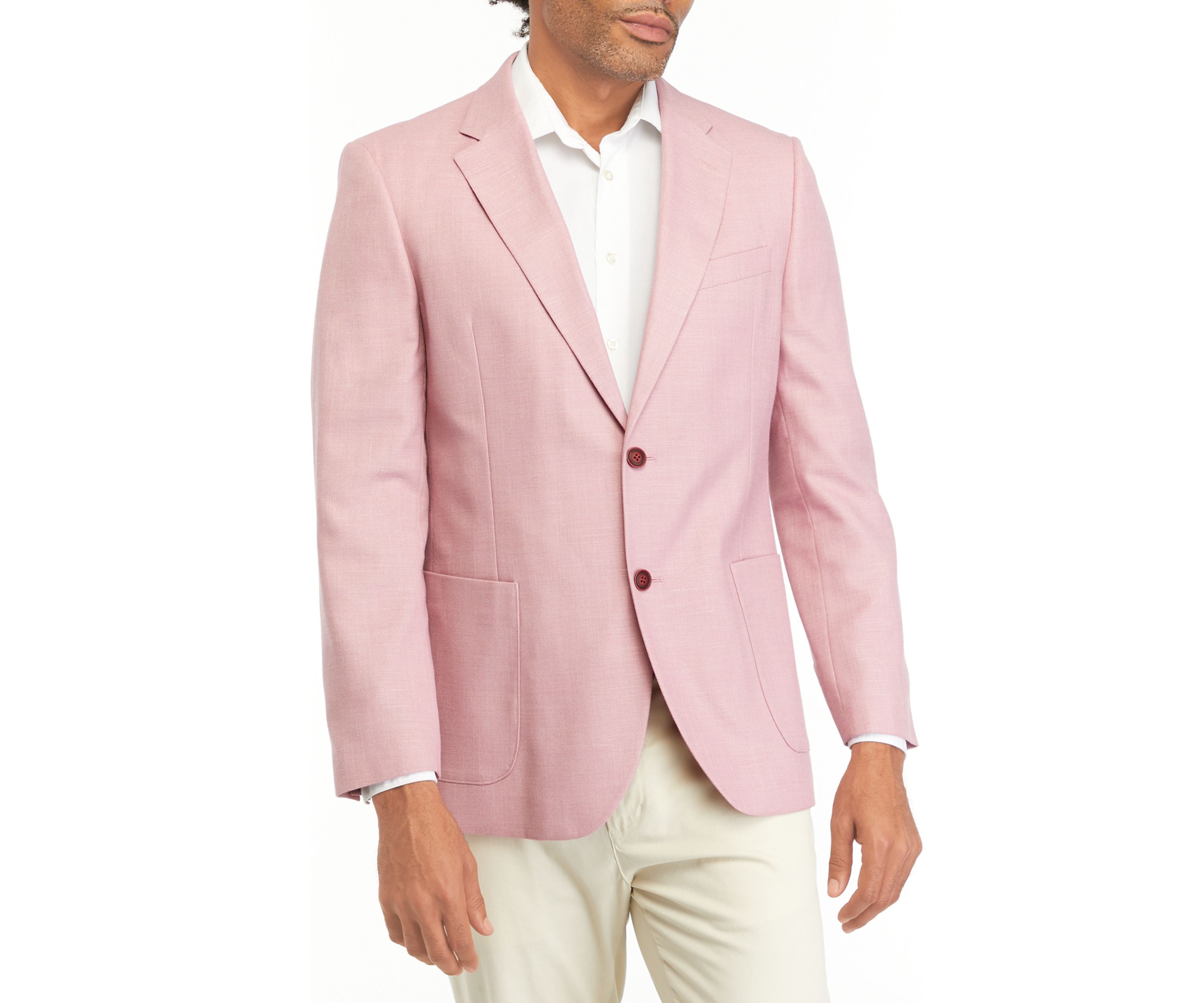 Textured Solid Sport Coat