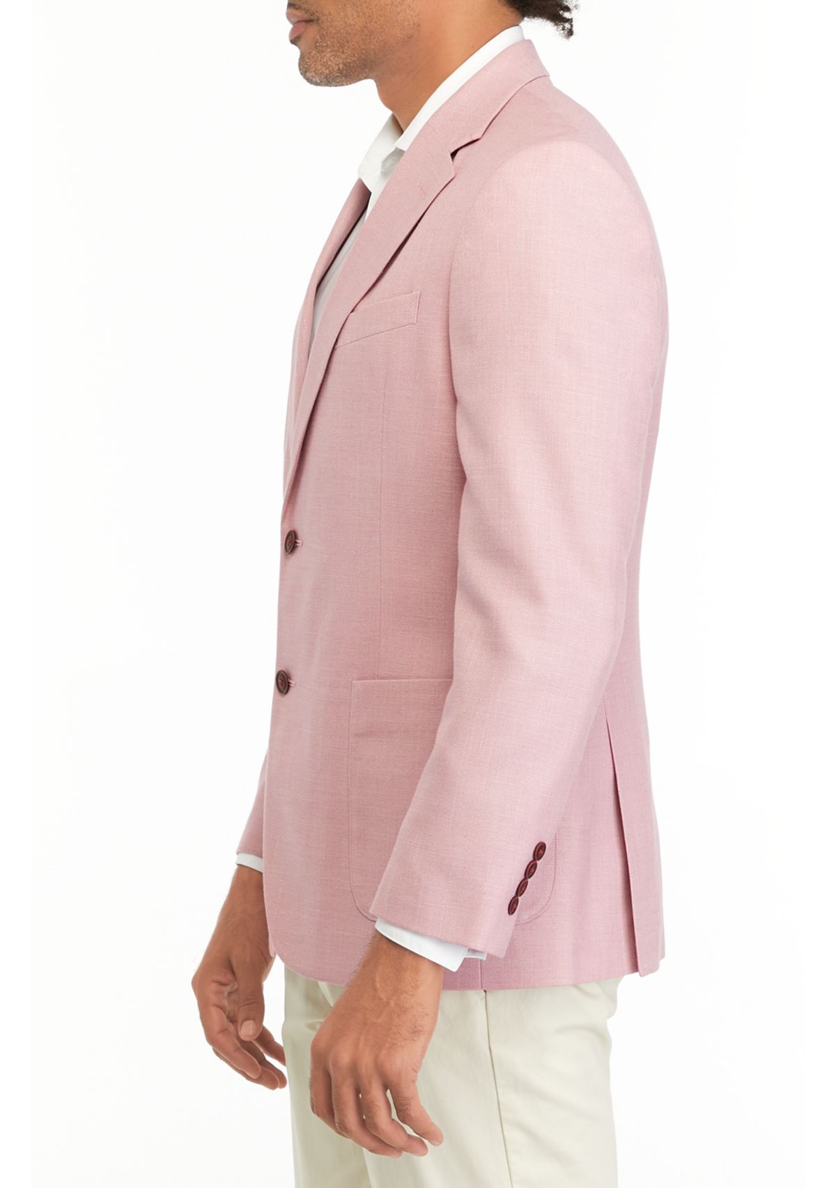 Textured Solid Sport Coat