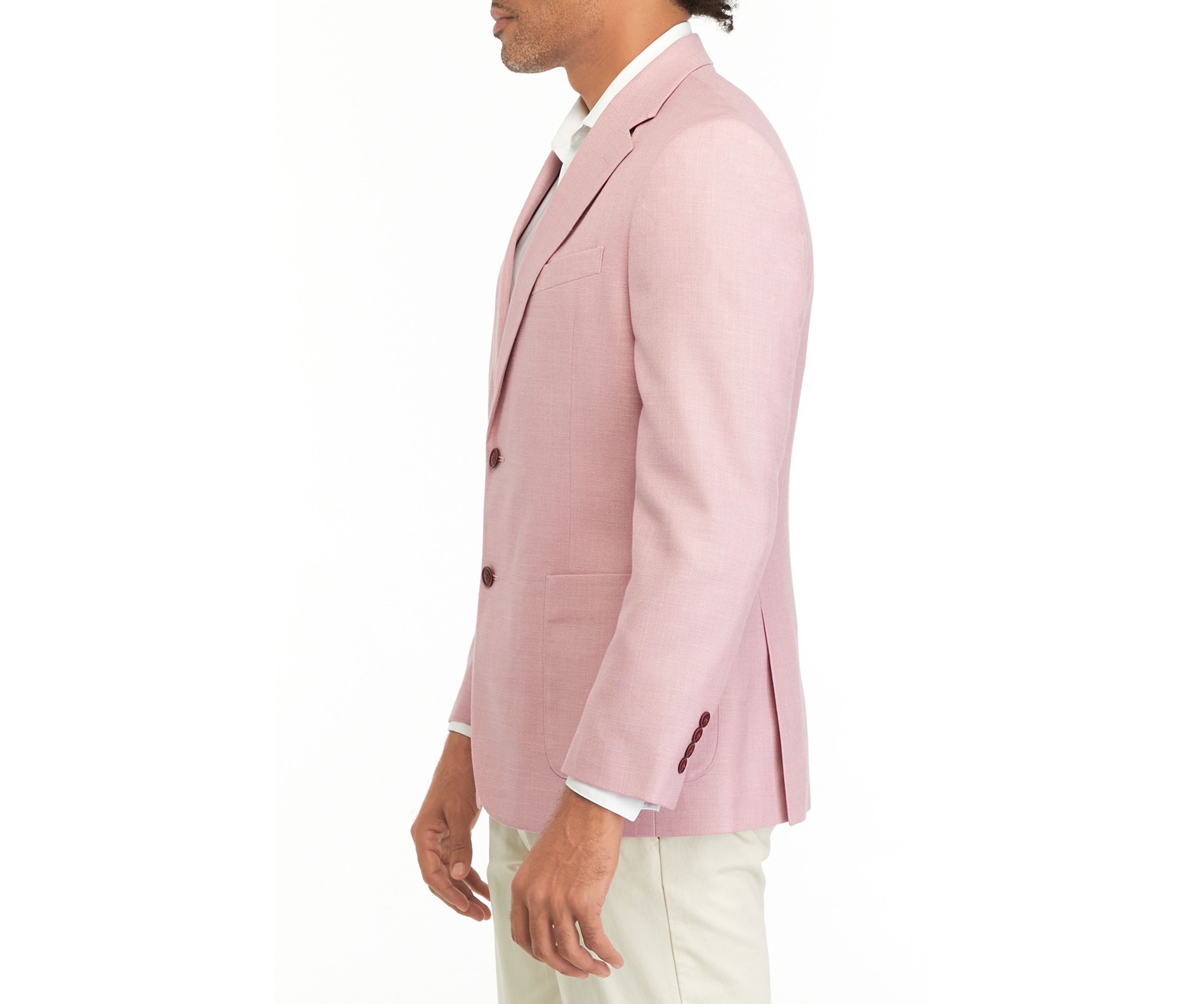 Textured Solid Sport Coat