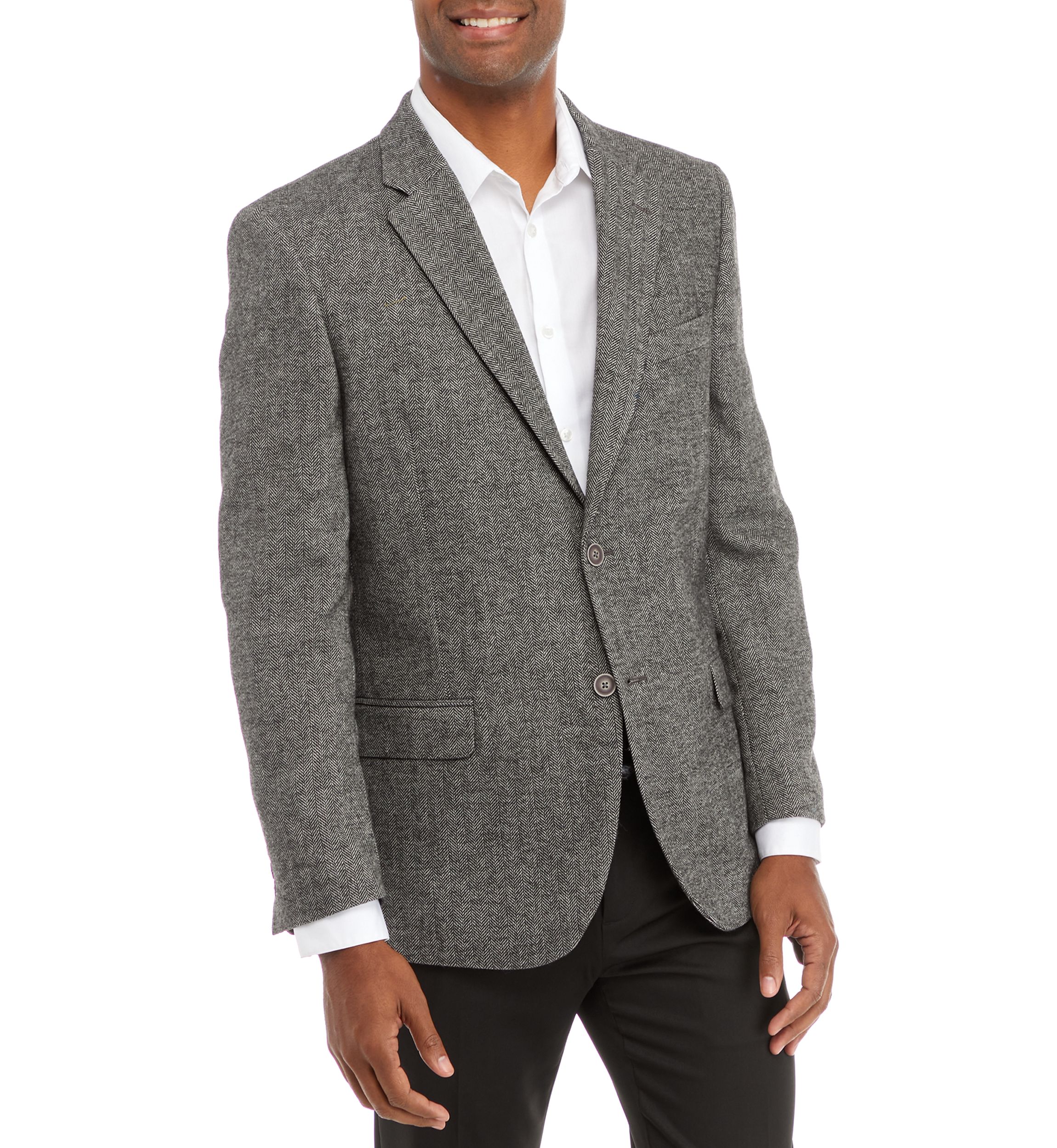 Modern Fit Herringbone Sportcoat