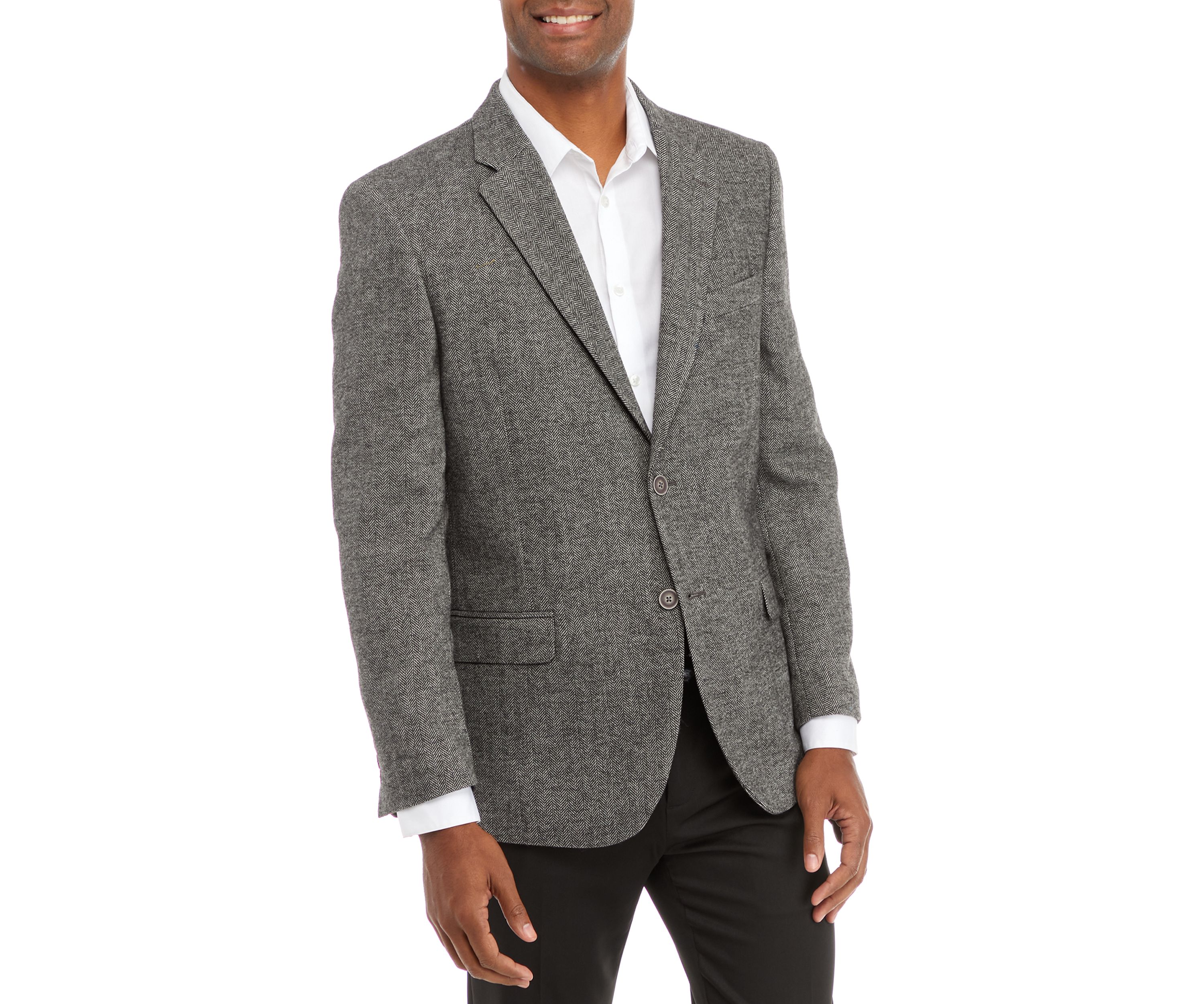 Modern Fit Herringbone Sportcoat