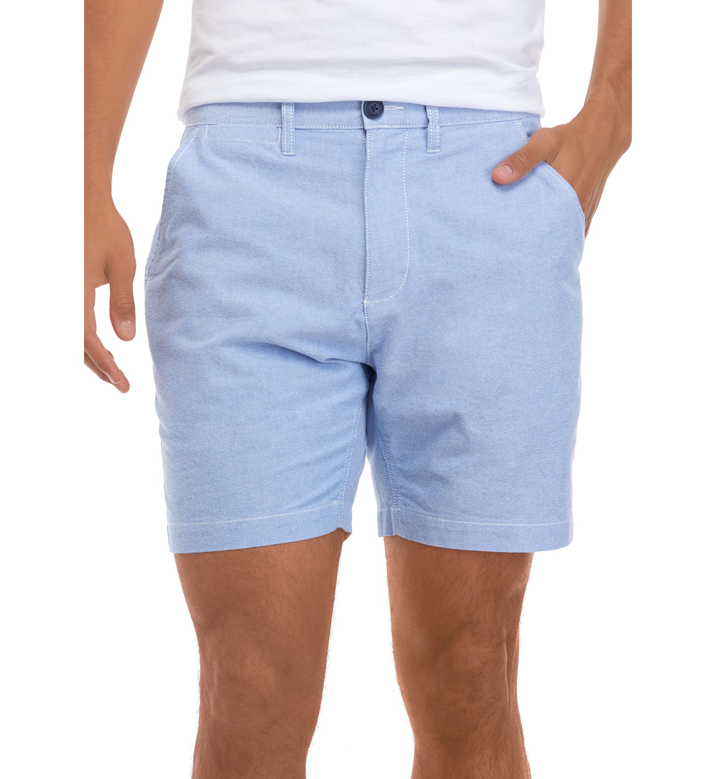 7 Inch Solid Oxford Shorts