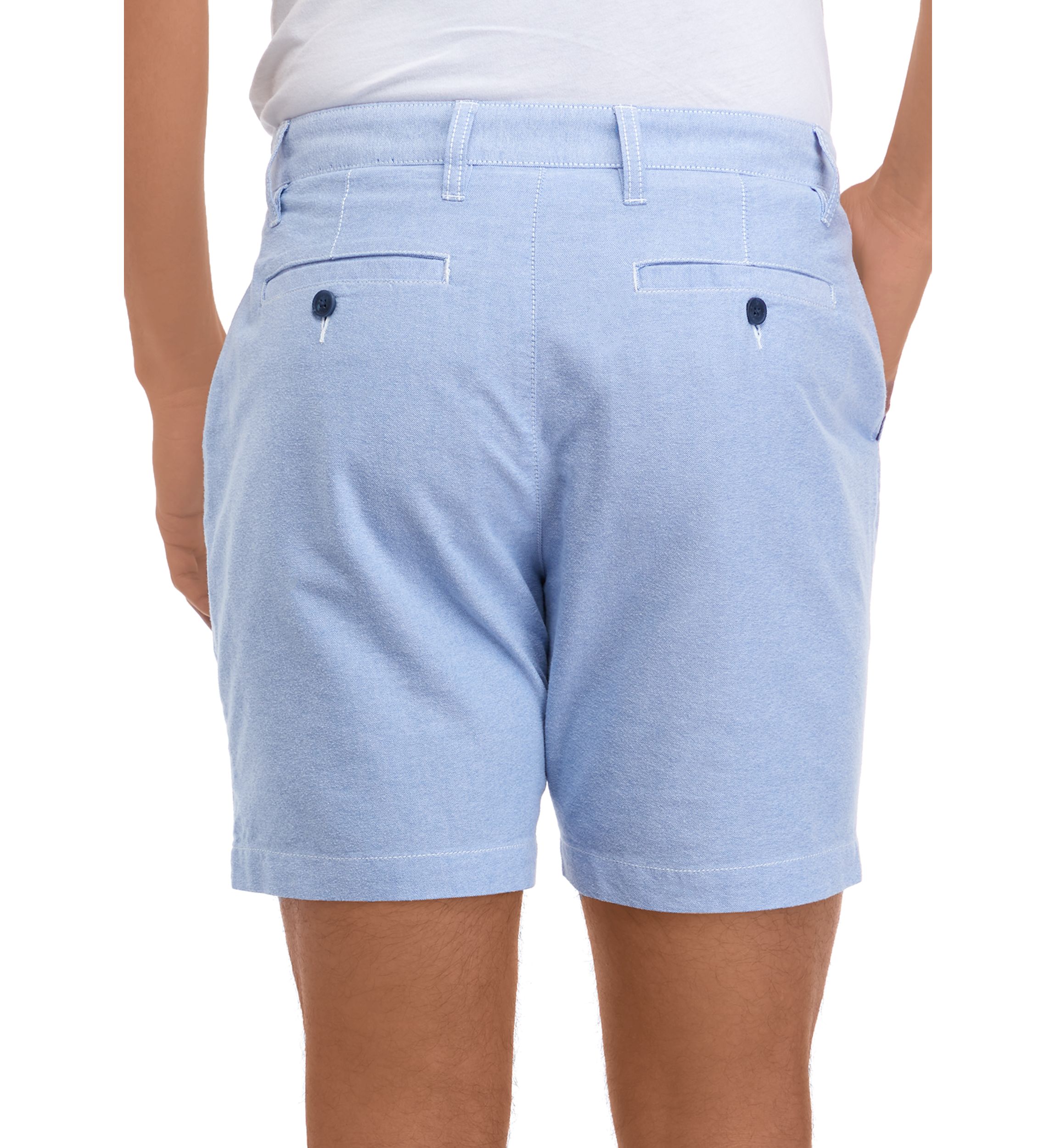 7 Inch Solid Oxford Shorts
