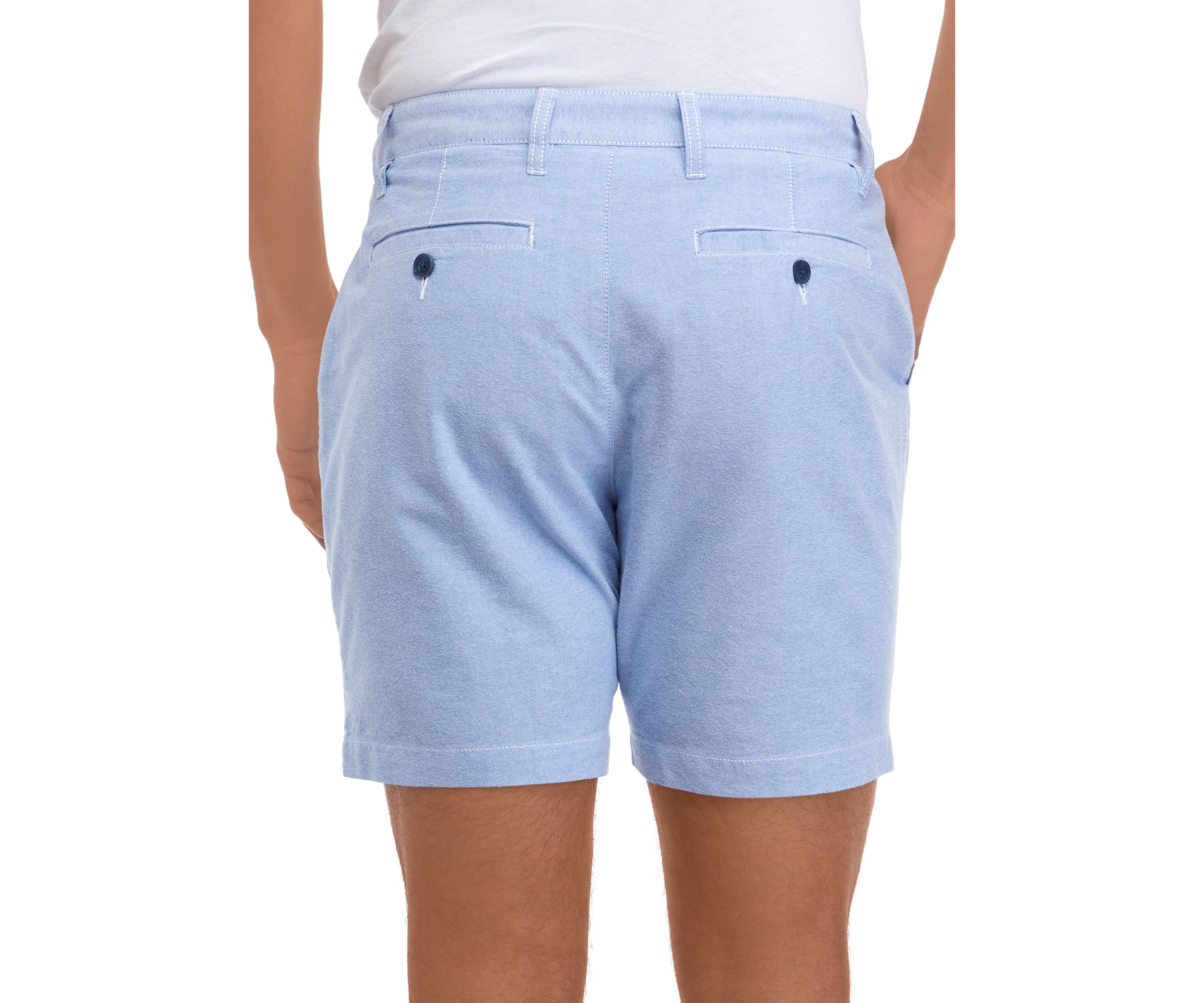 7 Inch Solid Oxford Shorts