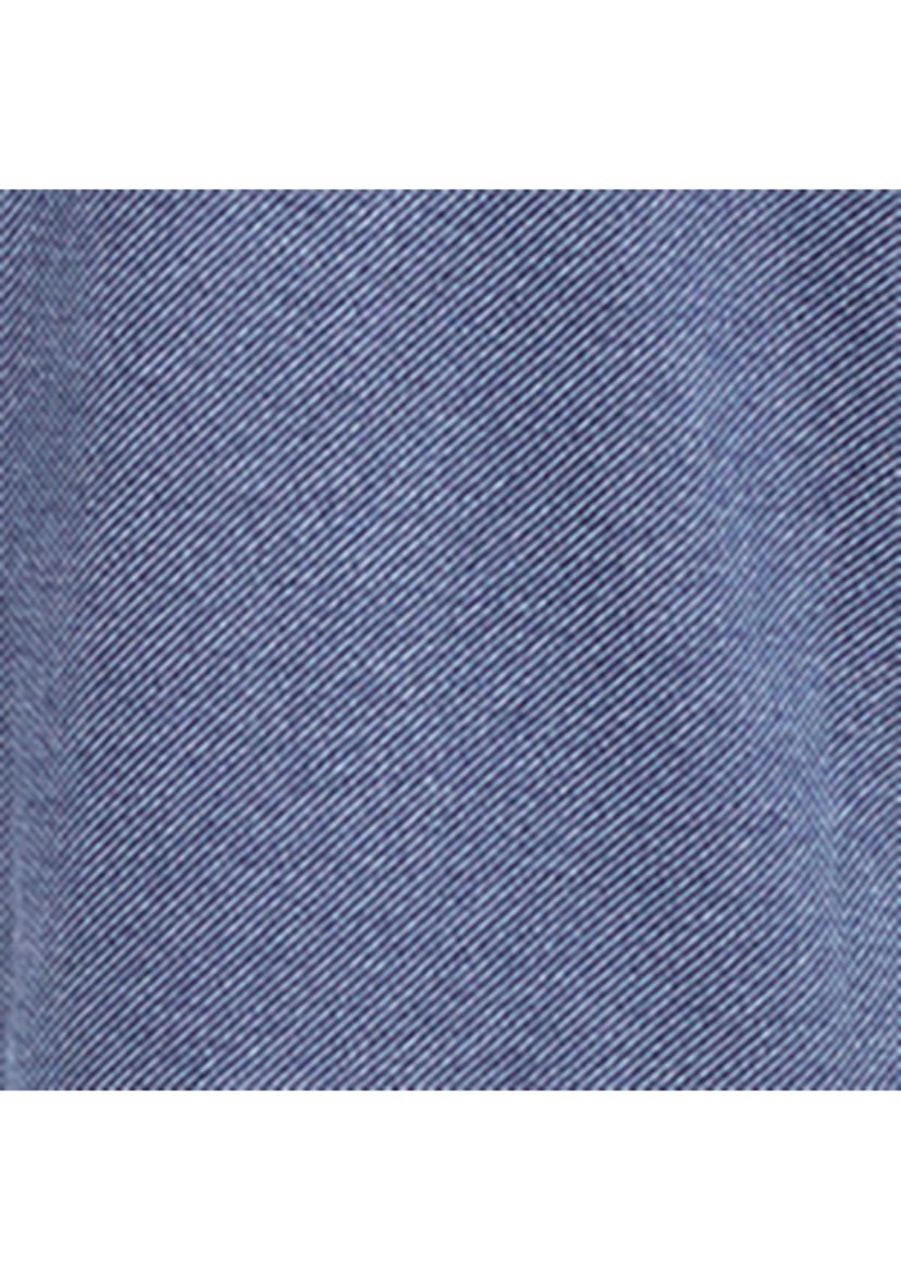Mens Short Sleeve Twill Coat Front Knit Shirt