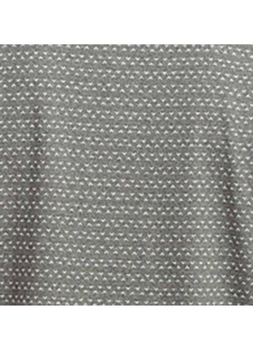 Mens Printed Knit Polo Shirt