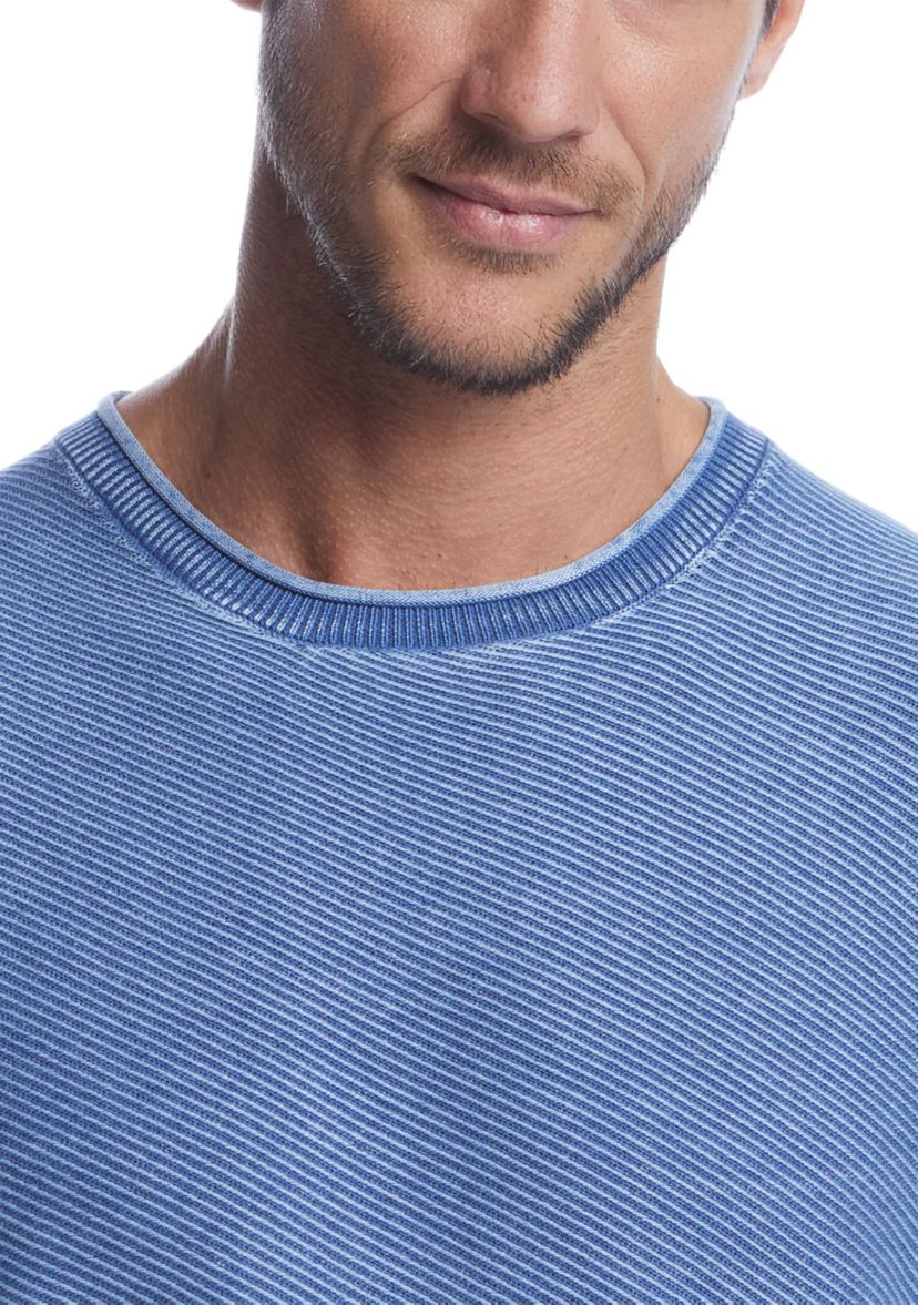 Mens Stonewash Solid Sweater