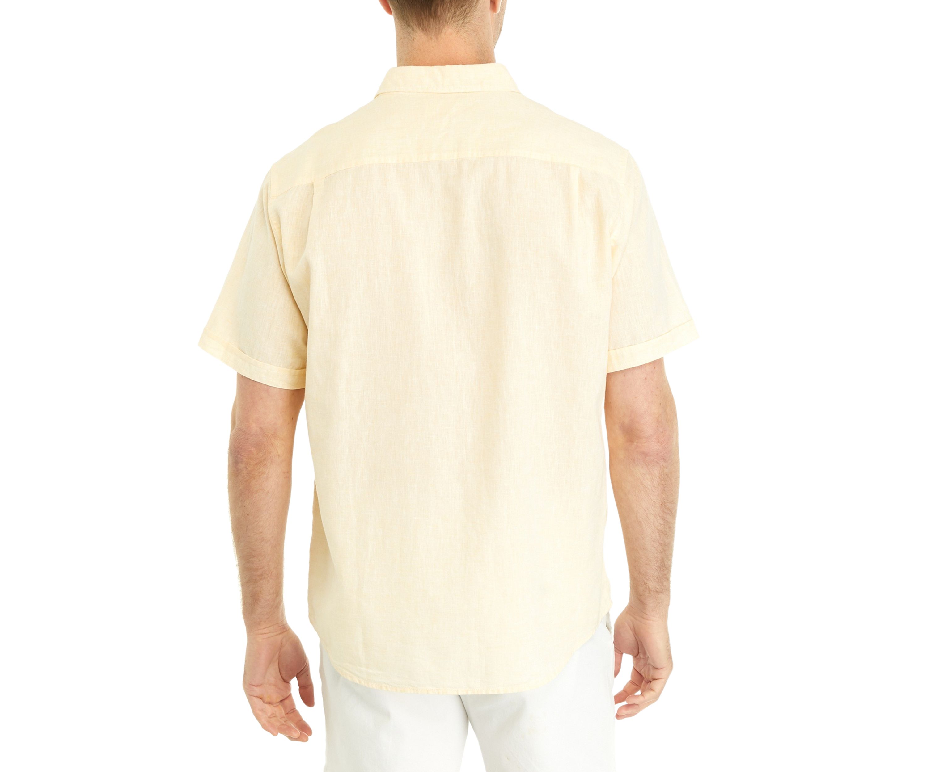 Mens Short Sleeve Button Up Shirt 