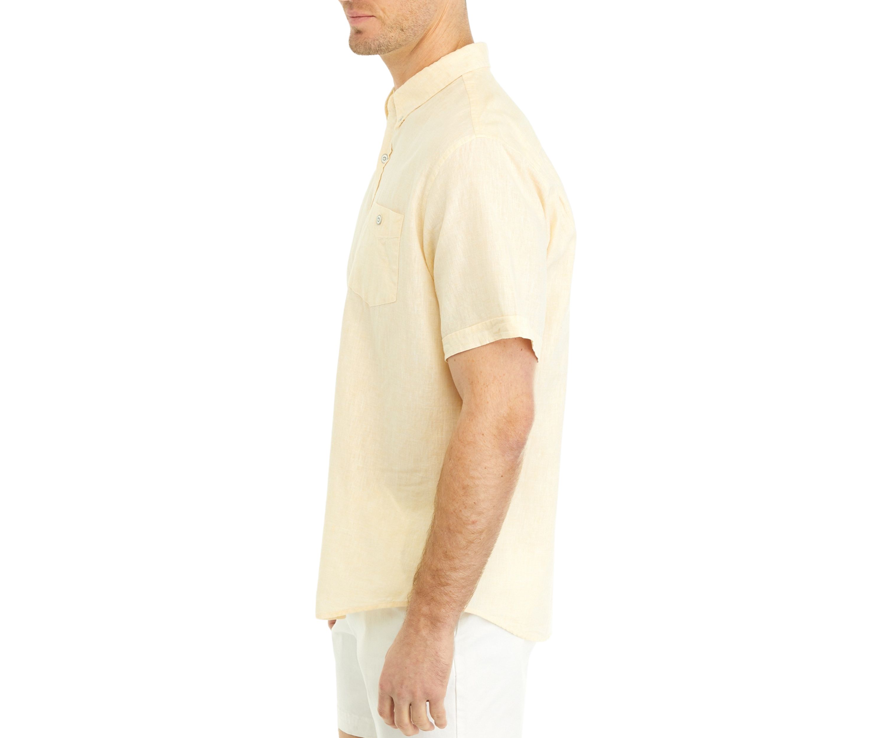 Mens Short Sleeve Button Up Shirt 