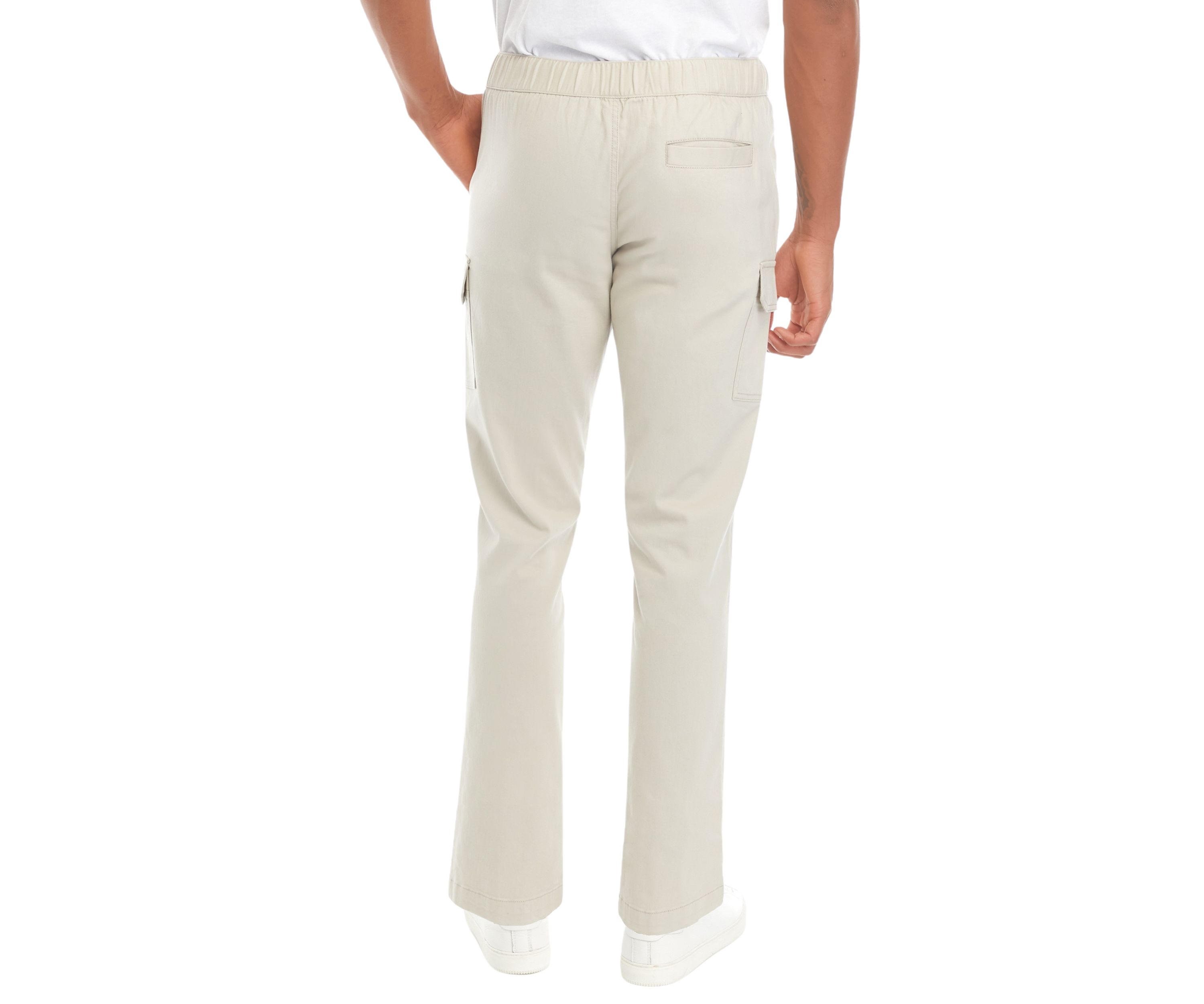 Mens Cotton Cargo Twill Pants