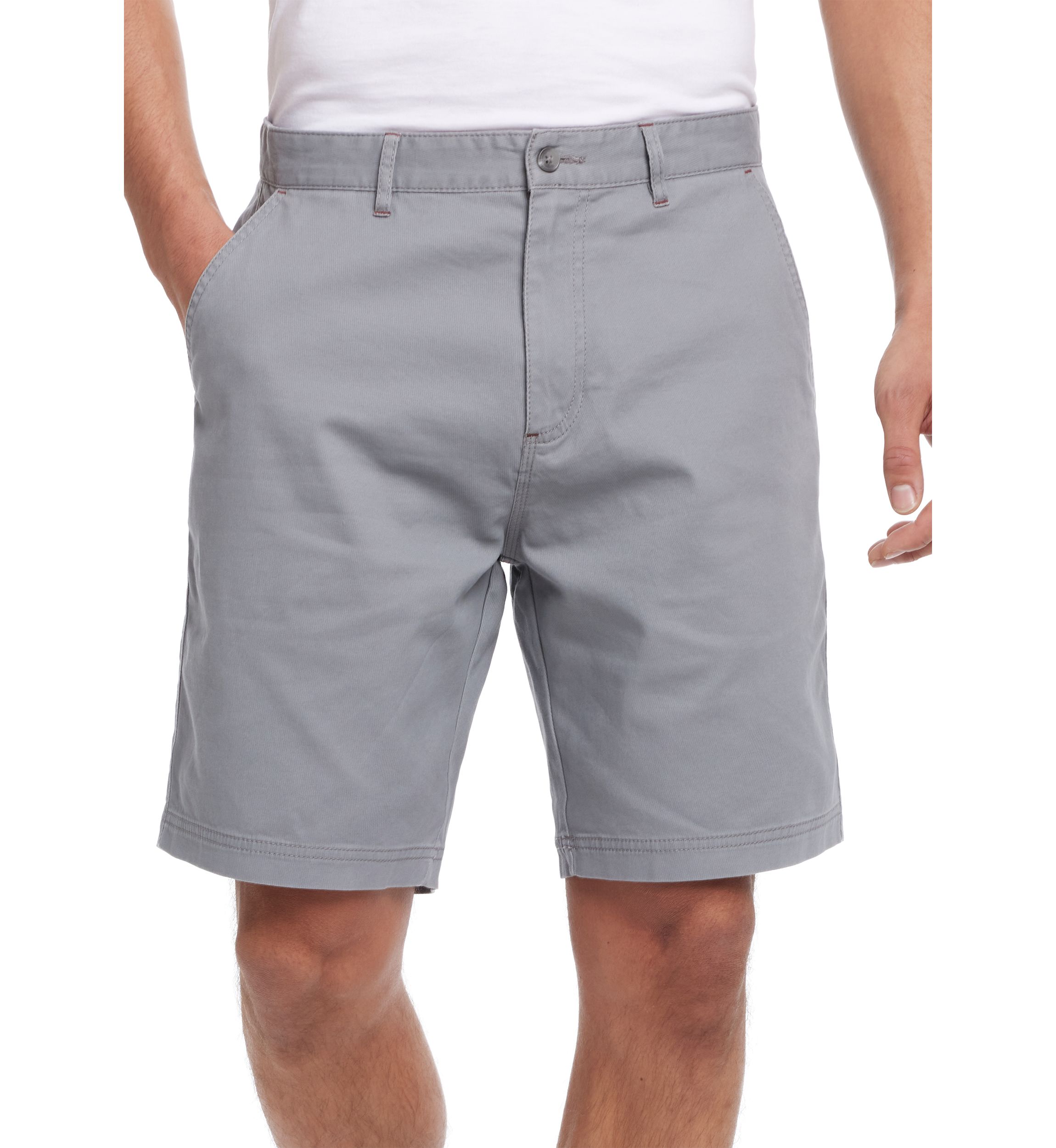 Mens 8 Cotton Twill Stretch Shorts