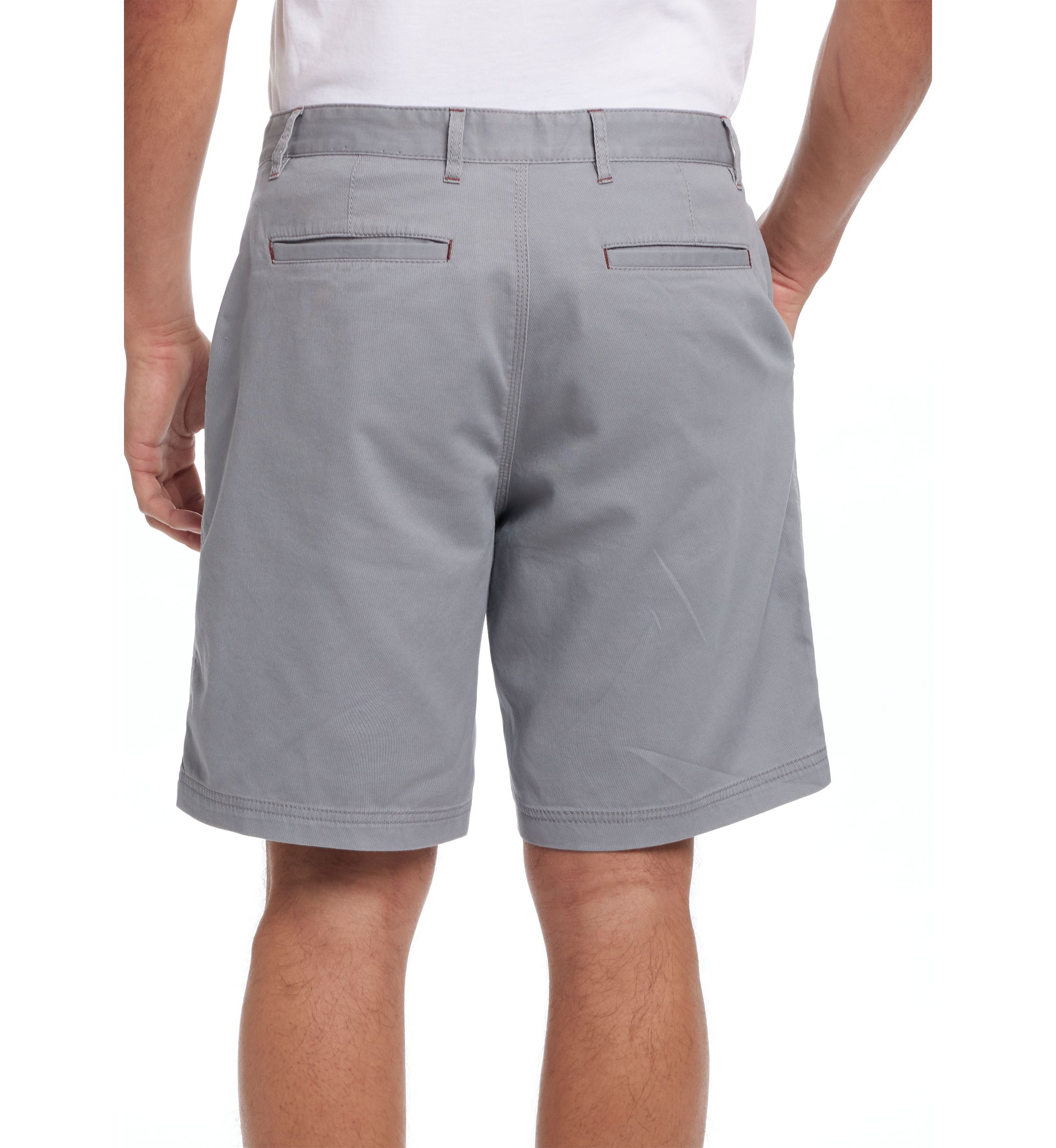 Mens 8 Cotton Twill Stretch Shorts