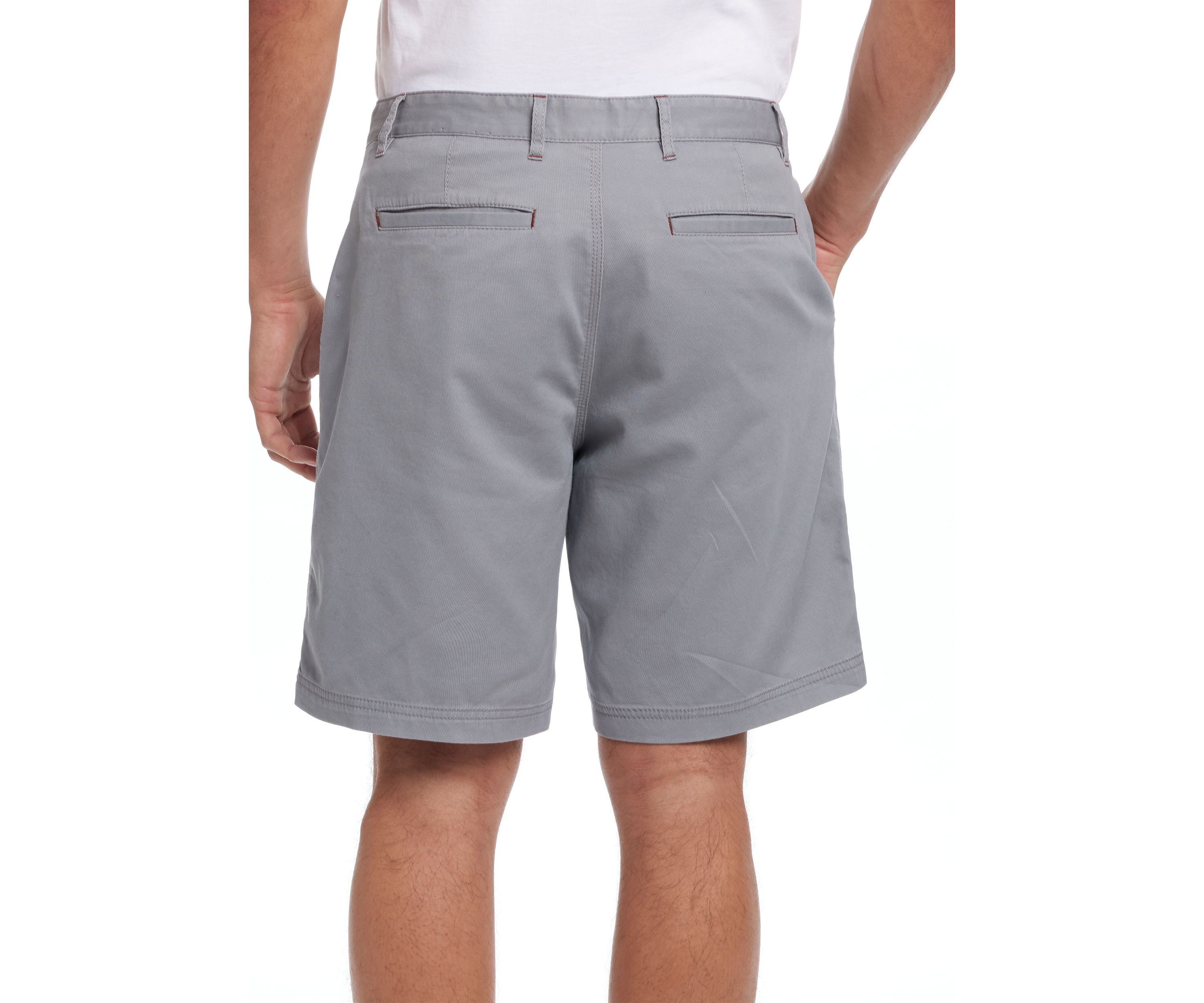 Mens 8 Cotton Twill Stretch Shorts