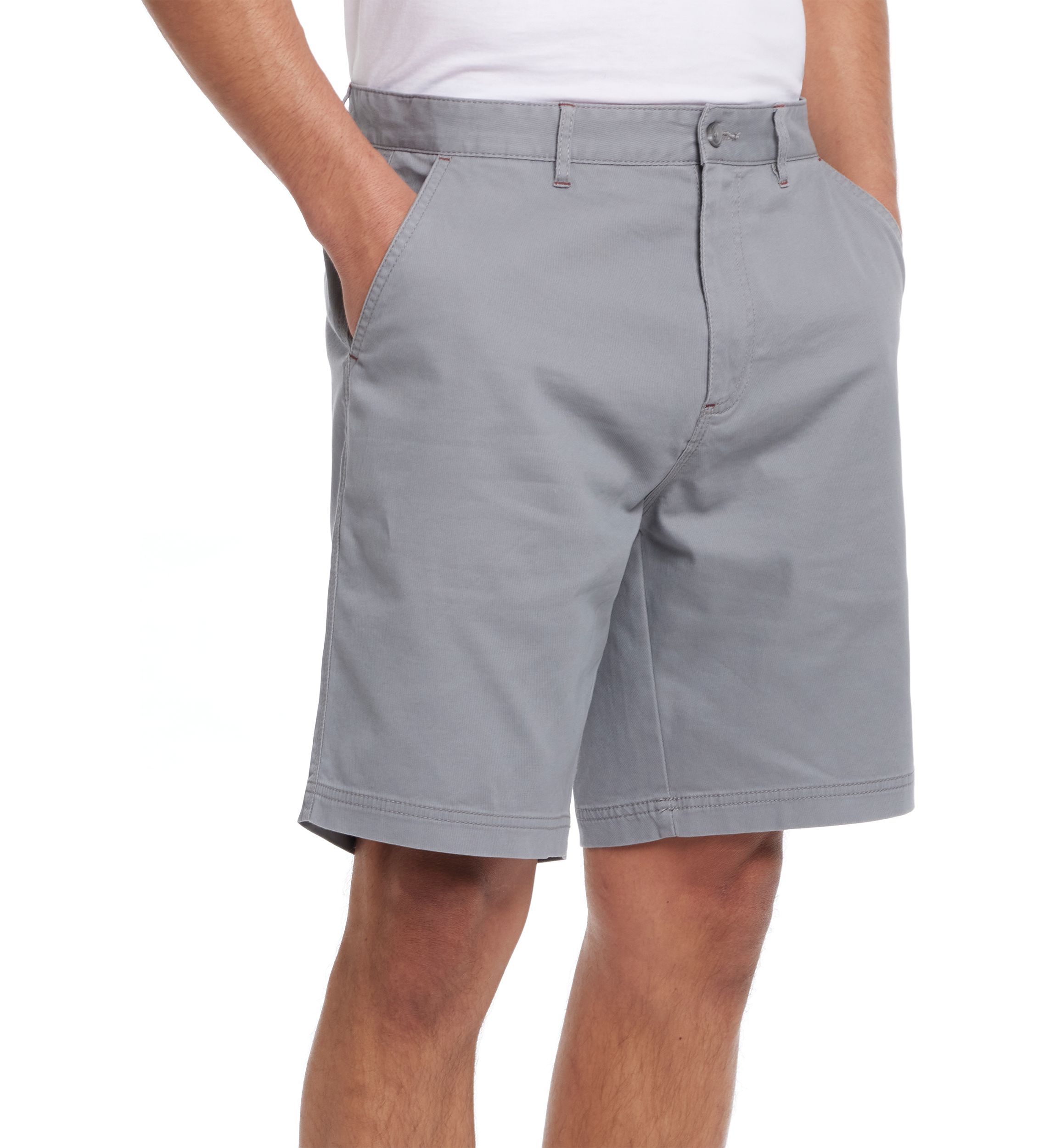 Mens 8 Cotton Twill Stretch Shorts