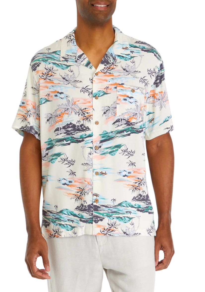 Printed Camp Shirt 